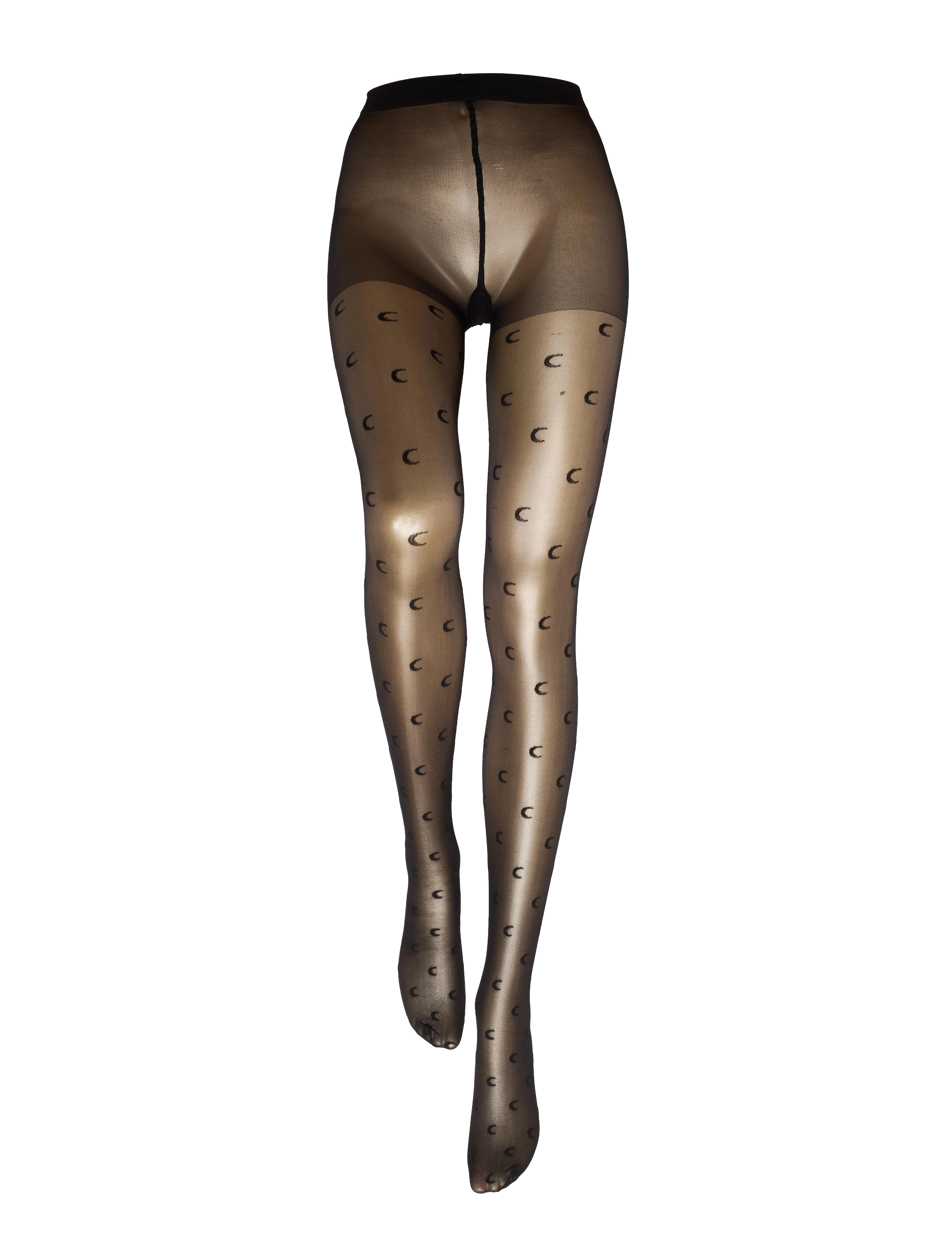 Decoy - DECOY tights half moon 25 den - svart - 1