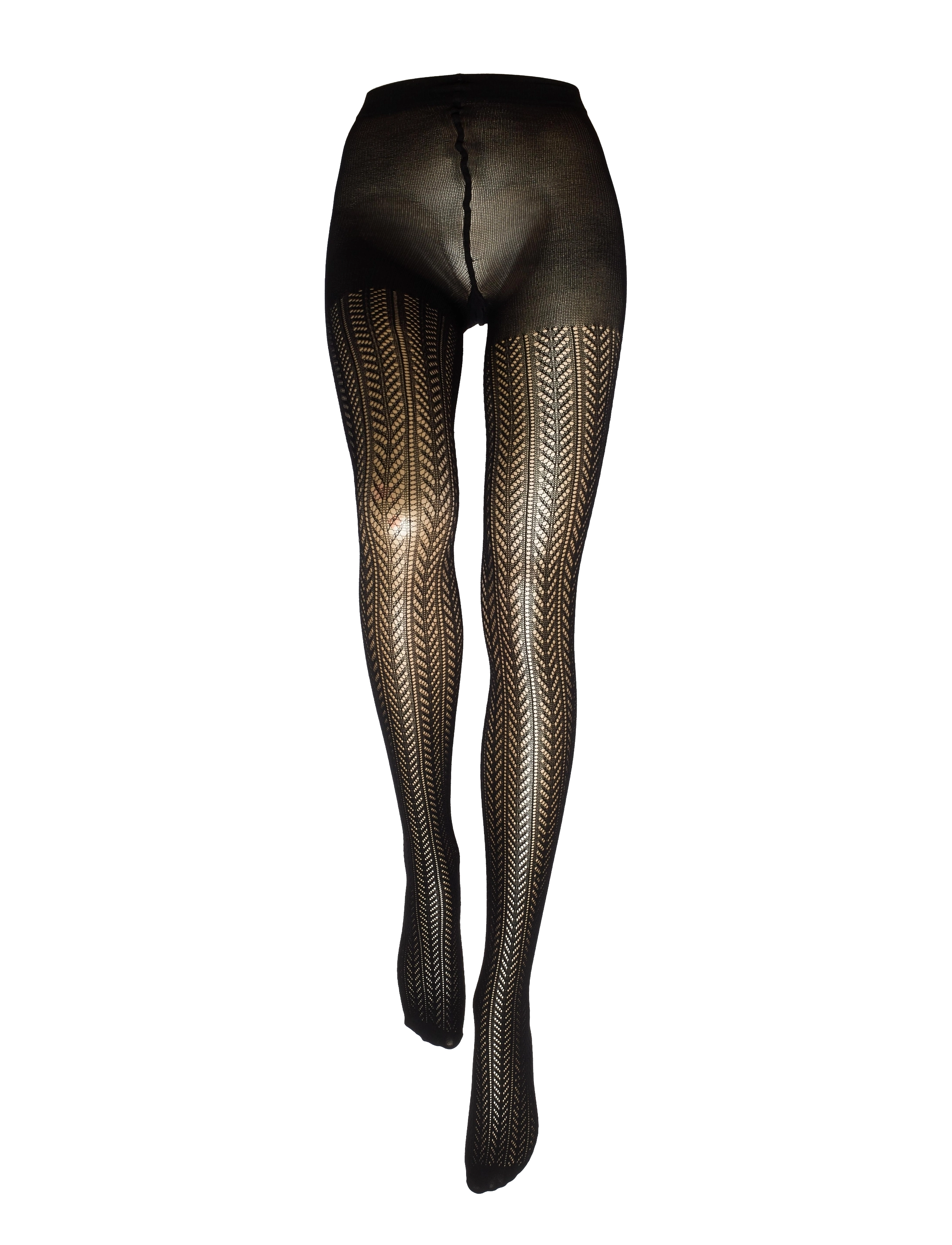 Decoy - DECOY tights herringbone 70den - svart - 1