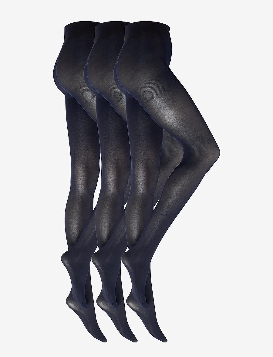 Decoy - DECOY recycled tight 40den 3pk - basics - blue iris - 1