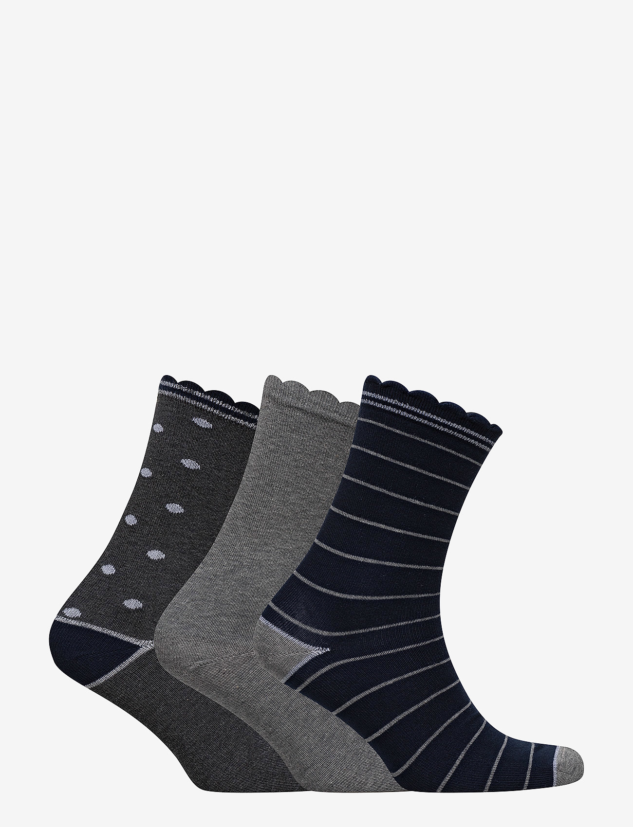 Decoy - DECOY ankle sock cotton 3-pack - multi - 1