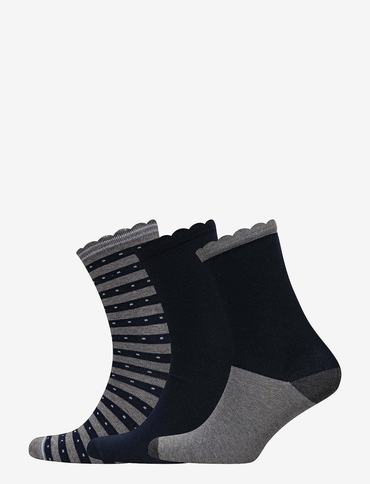 Decoy - DECOY ankle sock cotton 3-pack - multi - 0
