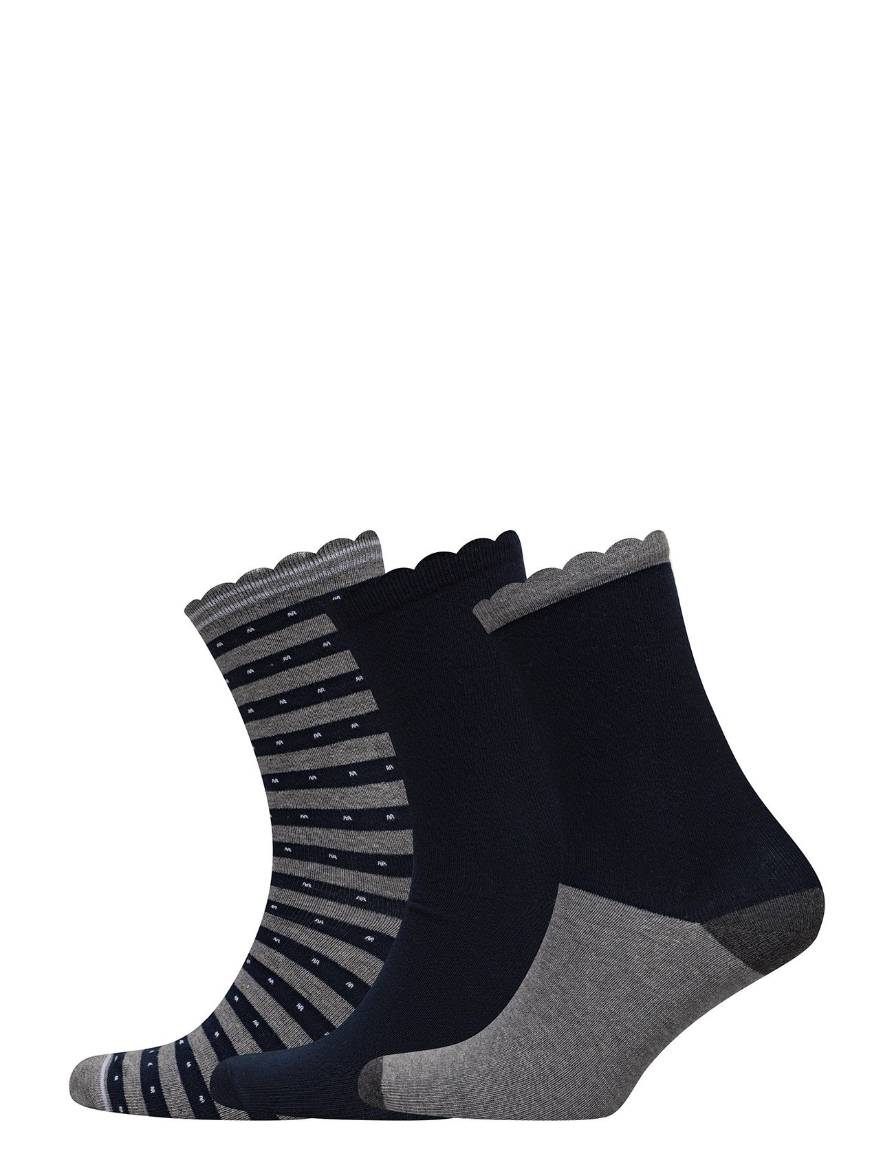 Decoy - DECOY ankle sock cotton 3-pack - multi - 1