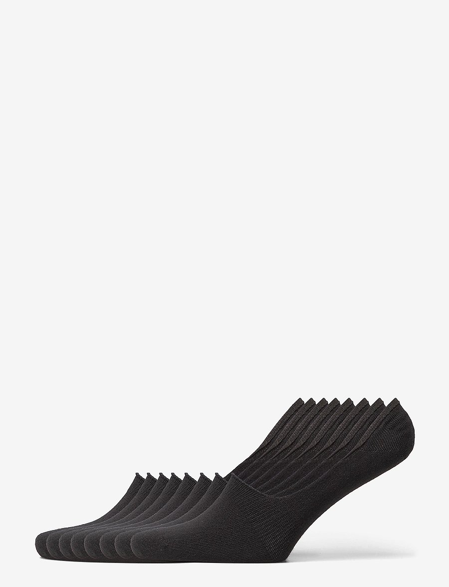 Decoy - DECOY footies org. cotton 7-pk - lühikese säärega sokid - svart - 0