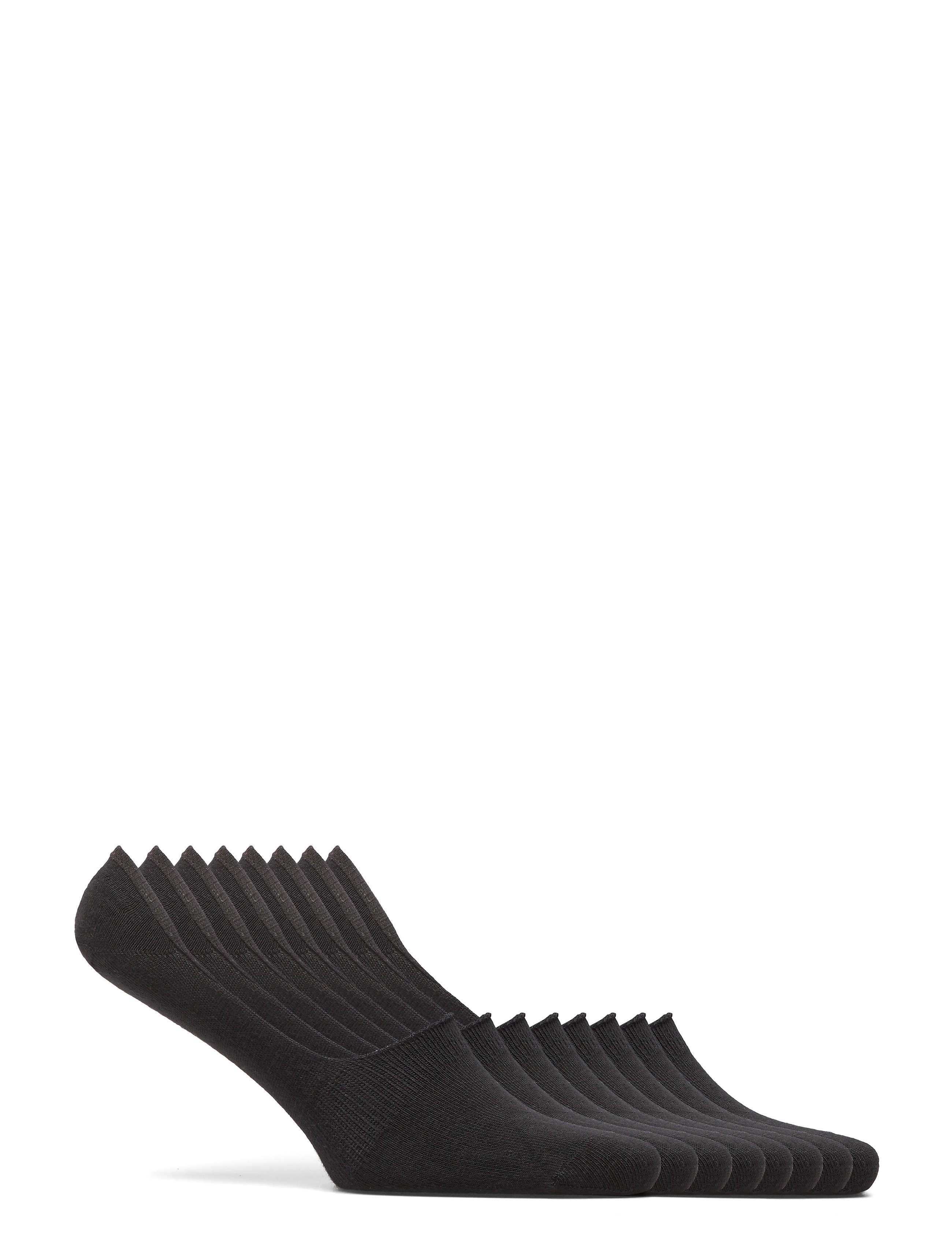 Decoy - DECOY footies org. cotton 7-pk - lühikese säärega sokid - svart - 1
