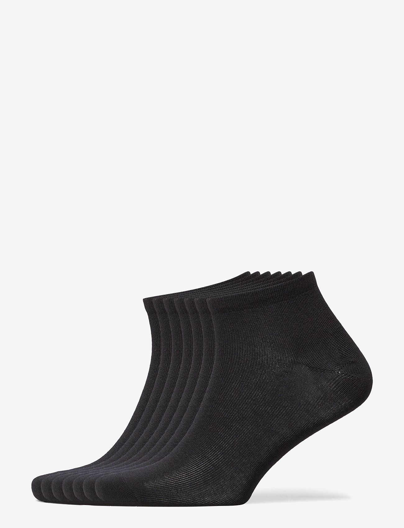 Decoy - DECOY sneaker org. cotton 7-pk - socken im multipack - svart - 0
