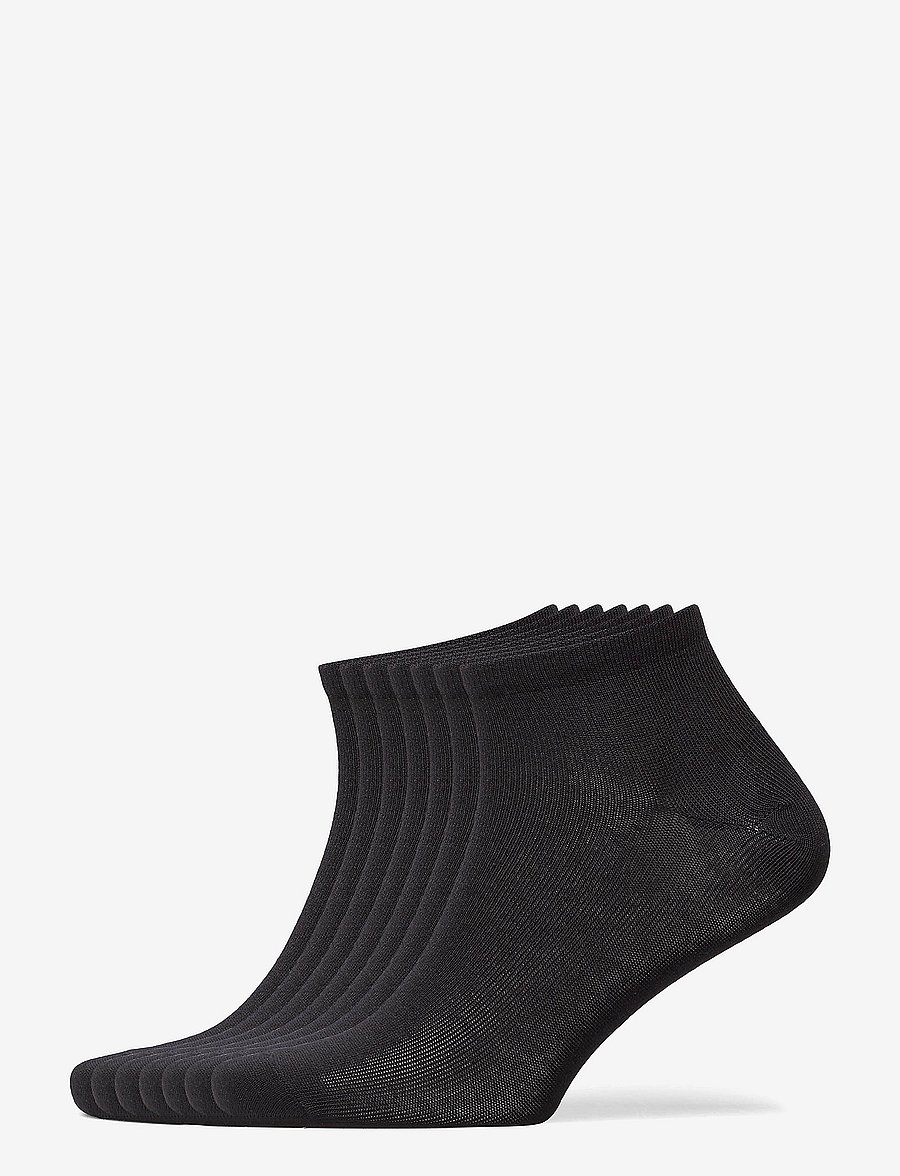 Decoy - DECOY sneaker org. cotton 7-pk - kojinių komplektas - svart - 0