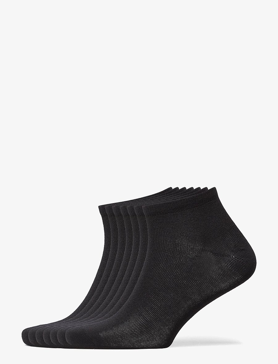 Decoy - DECOY sneaker org. cotton 7-pk - multipack strømper - svart - 0