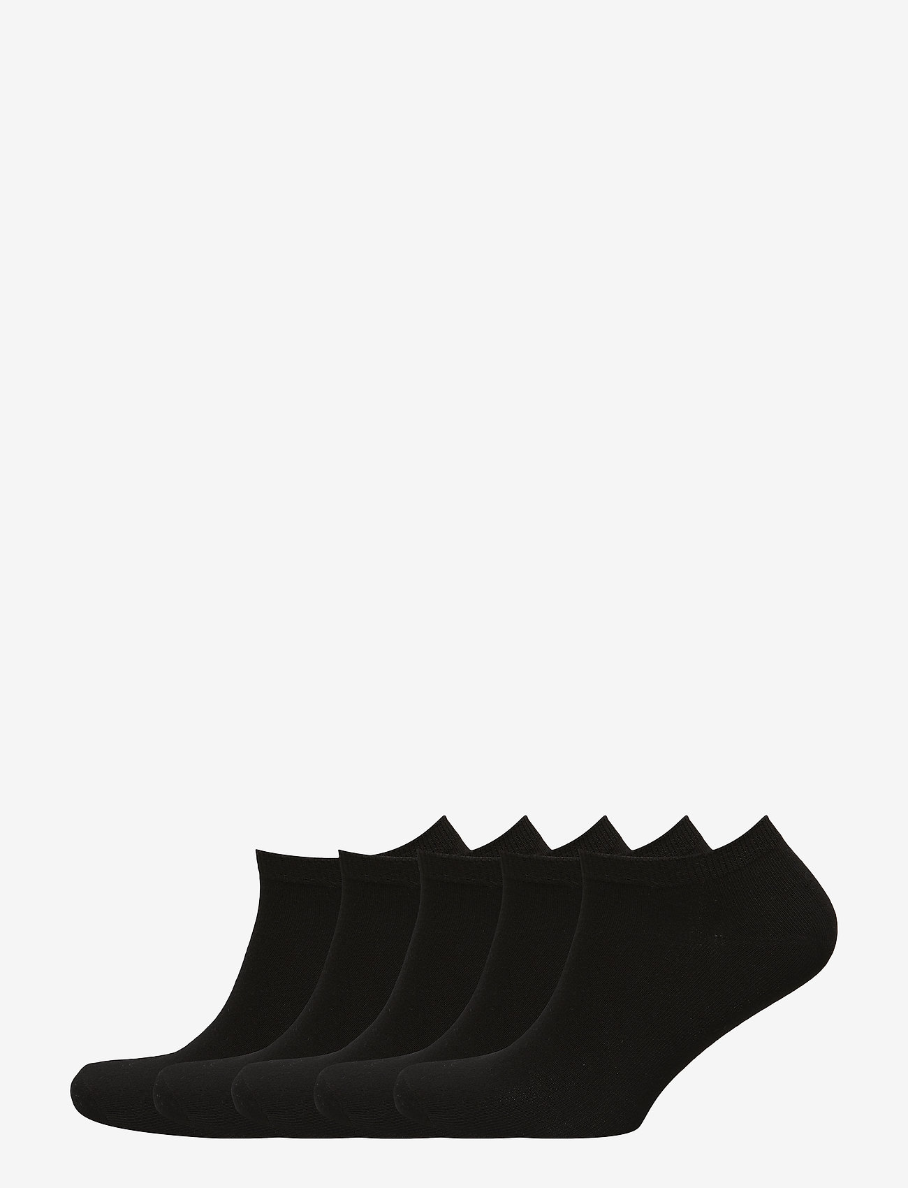 Decoy - DECOY sneaker sock cotton 5-pk - ankelstrumpor - black - 1