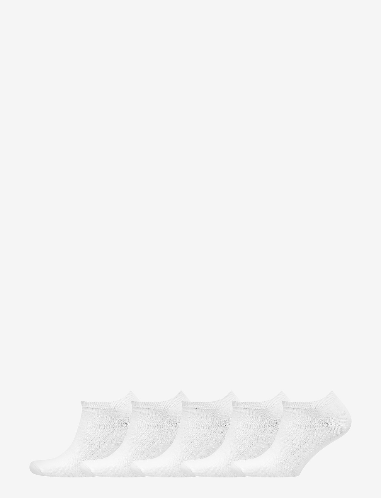 Decoy - DECOY sneaker sock cotton 5-pk - sneakersokken - white - 0