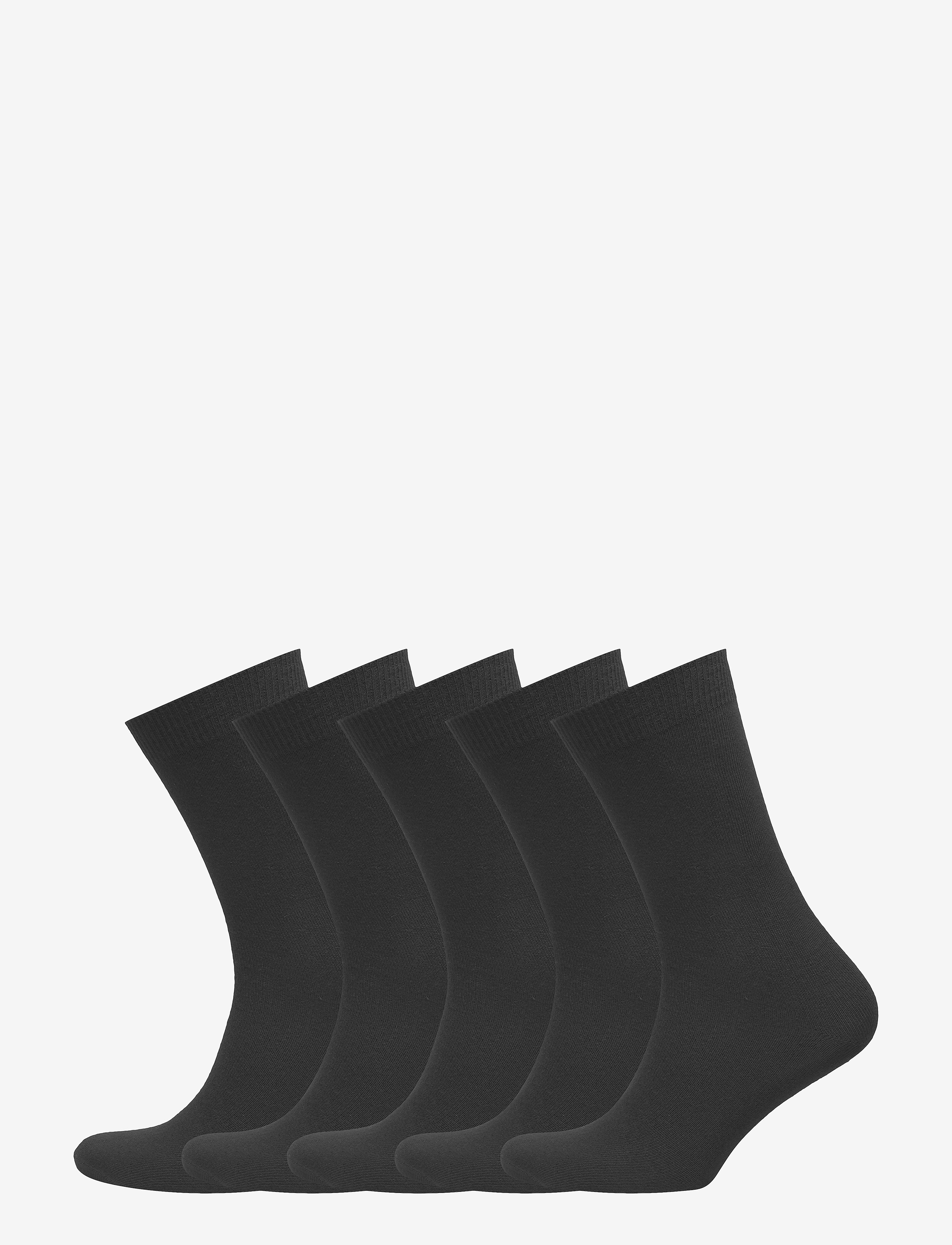 Decoy Ankle Sock Cotton 5-Pk, 37-41, Socks, Schwarz - Regular Frauen
