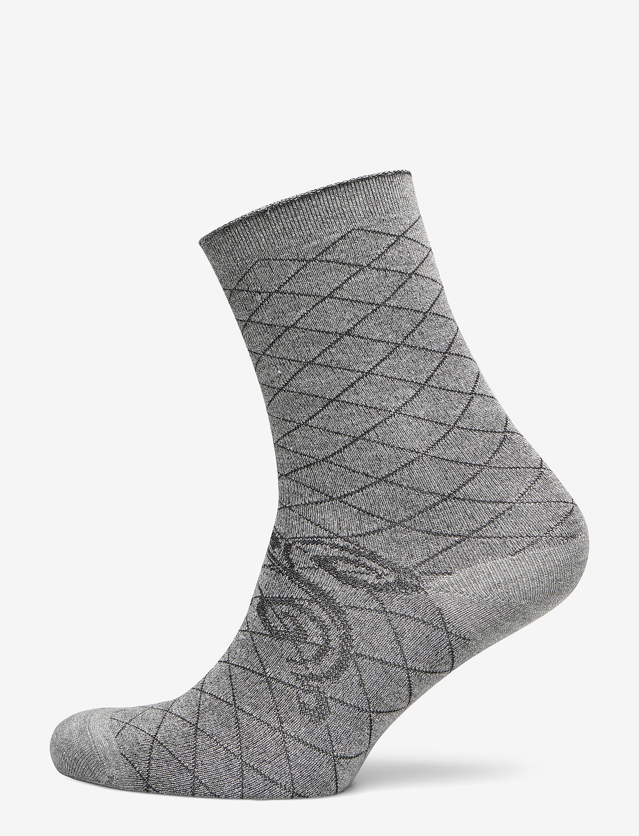 Decoy - DECOY ankle sock glitter - grey - 0