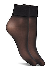 Decoy - DECOY ankle sock silklo 2pk - lägsta priserna - svart - 1