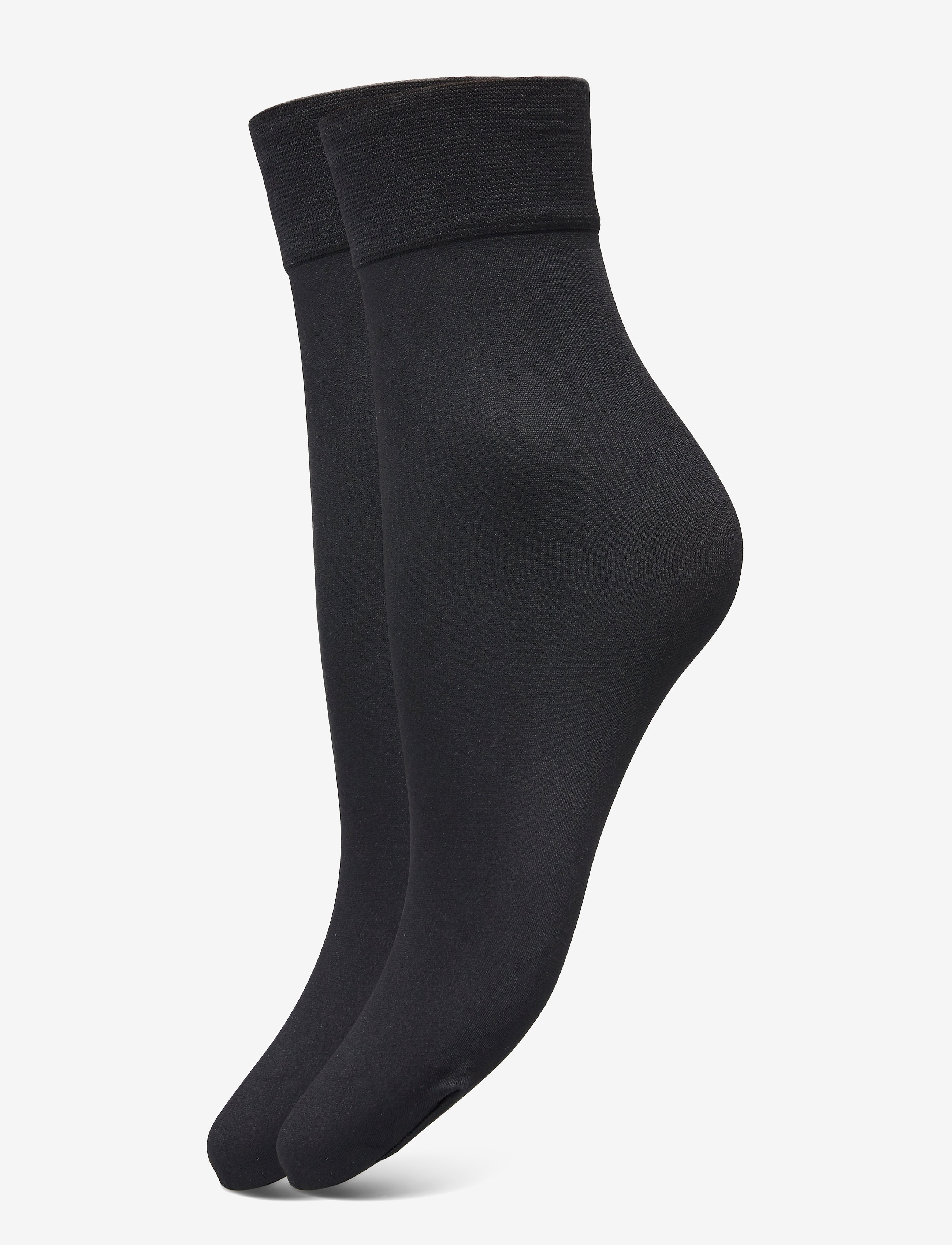 Decoy Ankle Sock Micro 2-Pk 60, ONE SIZ, Socks, Schwarz - Footies-ankle Frauen