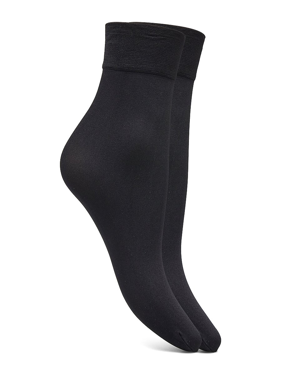 Decoy - DECOY ankle sock micro 2-pk 60 - ankle socks - svart - 1