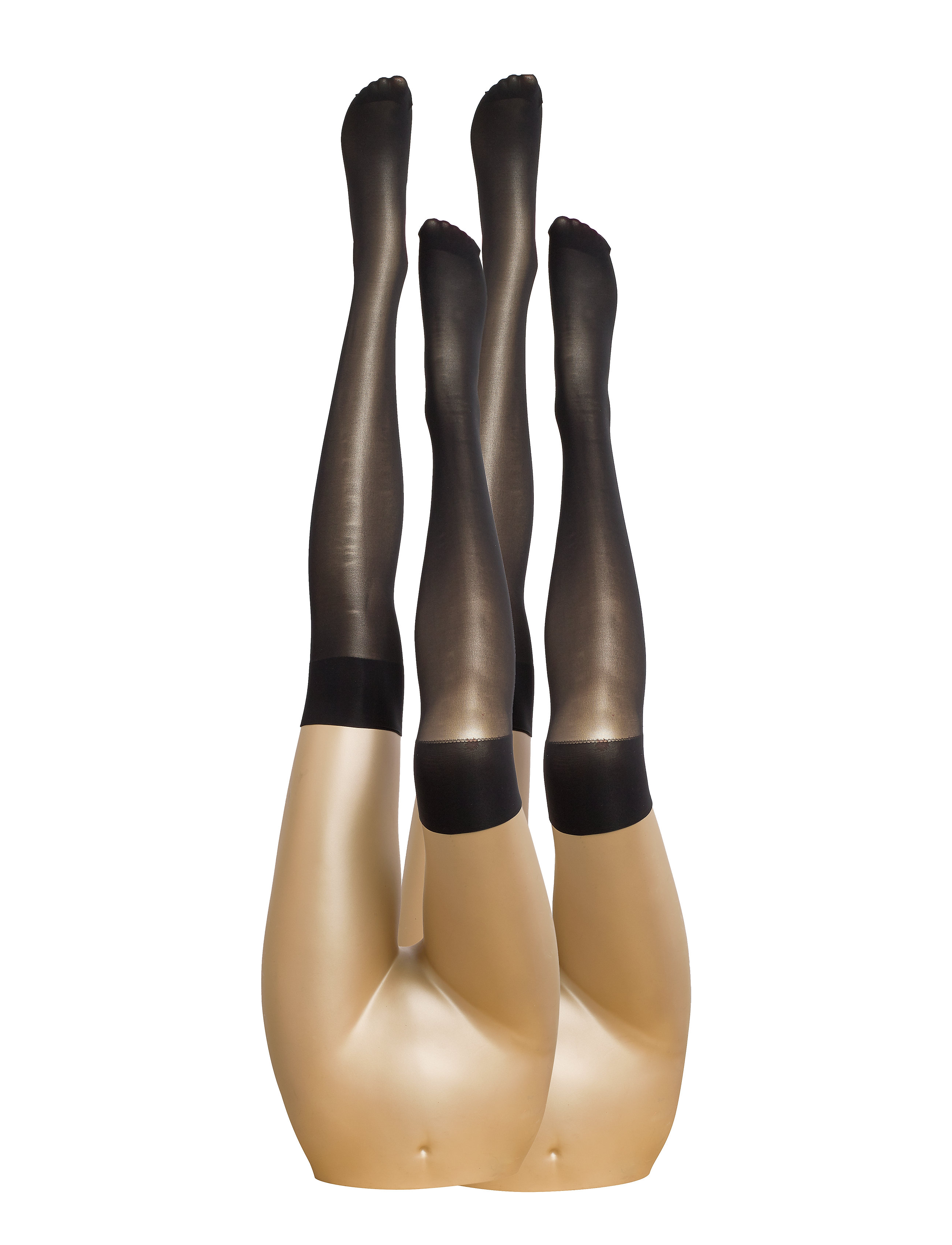Decoy - DECOY kneehigh perfectfit30 2p - svart - 2
