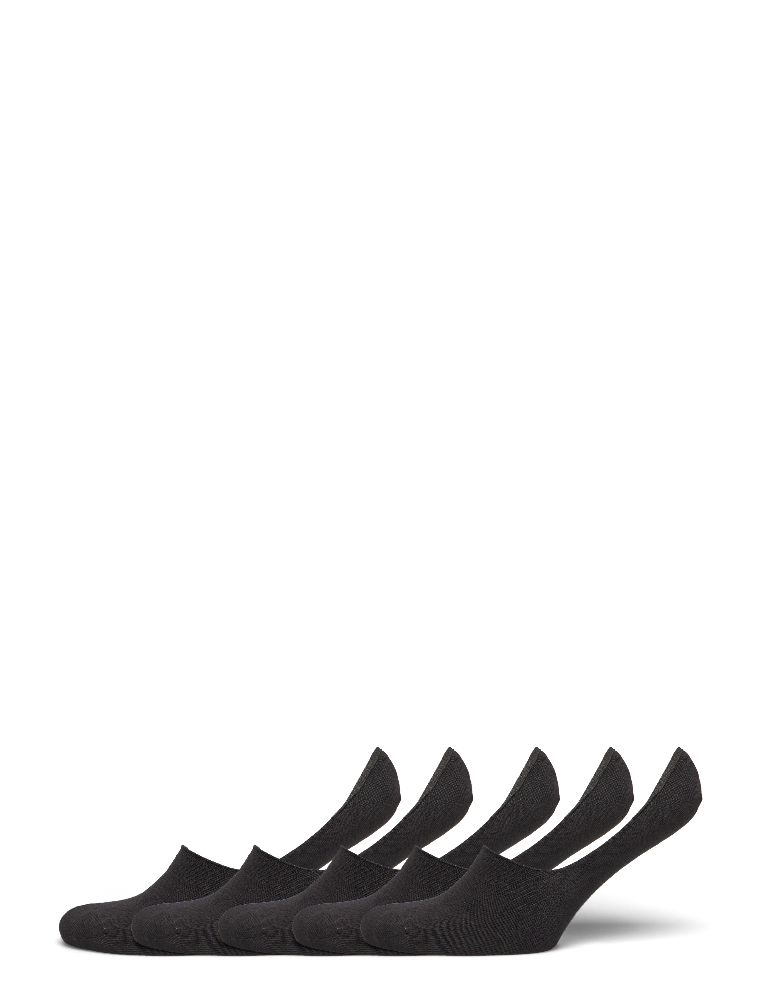 Decoy DECOY 5-pack footies cotton - Ankle socks - SVART / black