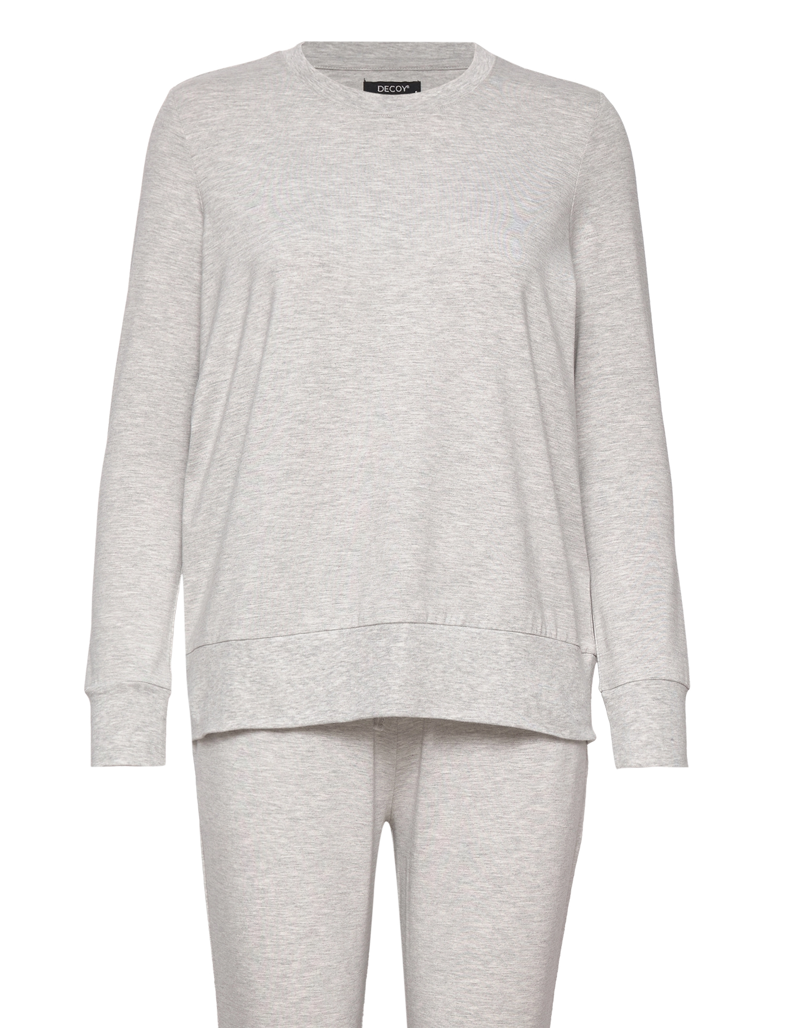 Decoy DECOY bamboo night set - Pyjamas & loungewear - LIGHT GREY / grey