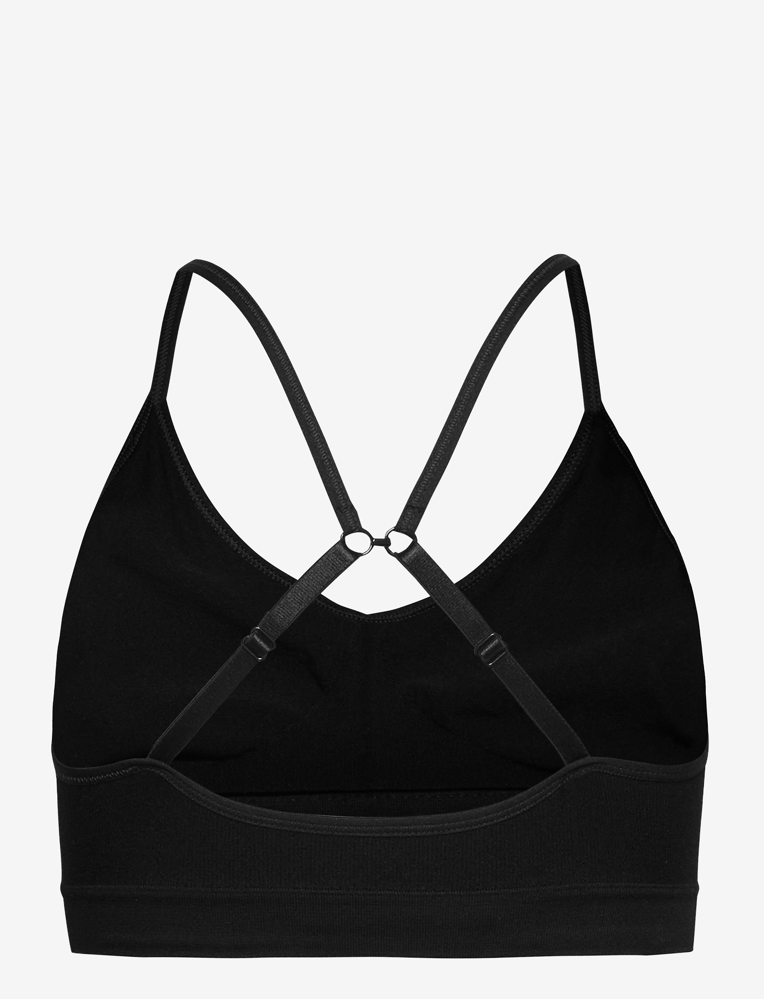 Decoy - DECOY bra top w/narrow straps - pehmeät rintaliivit - black - 4