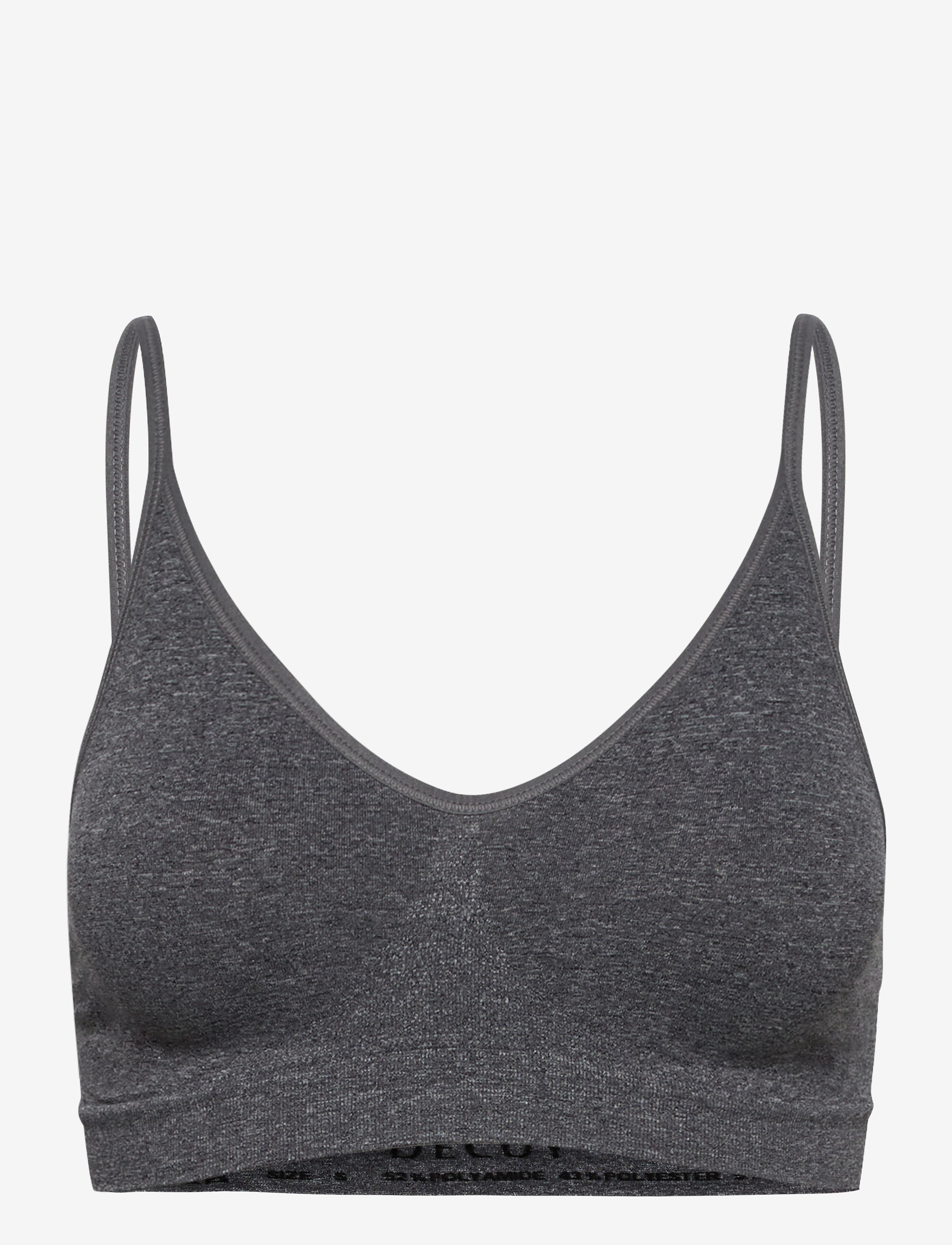 DECOY Decoy BH Oberteil W/Narrow Straps Grau - S - Damen