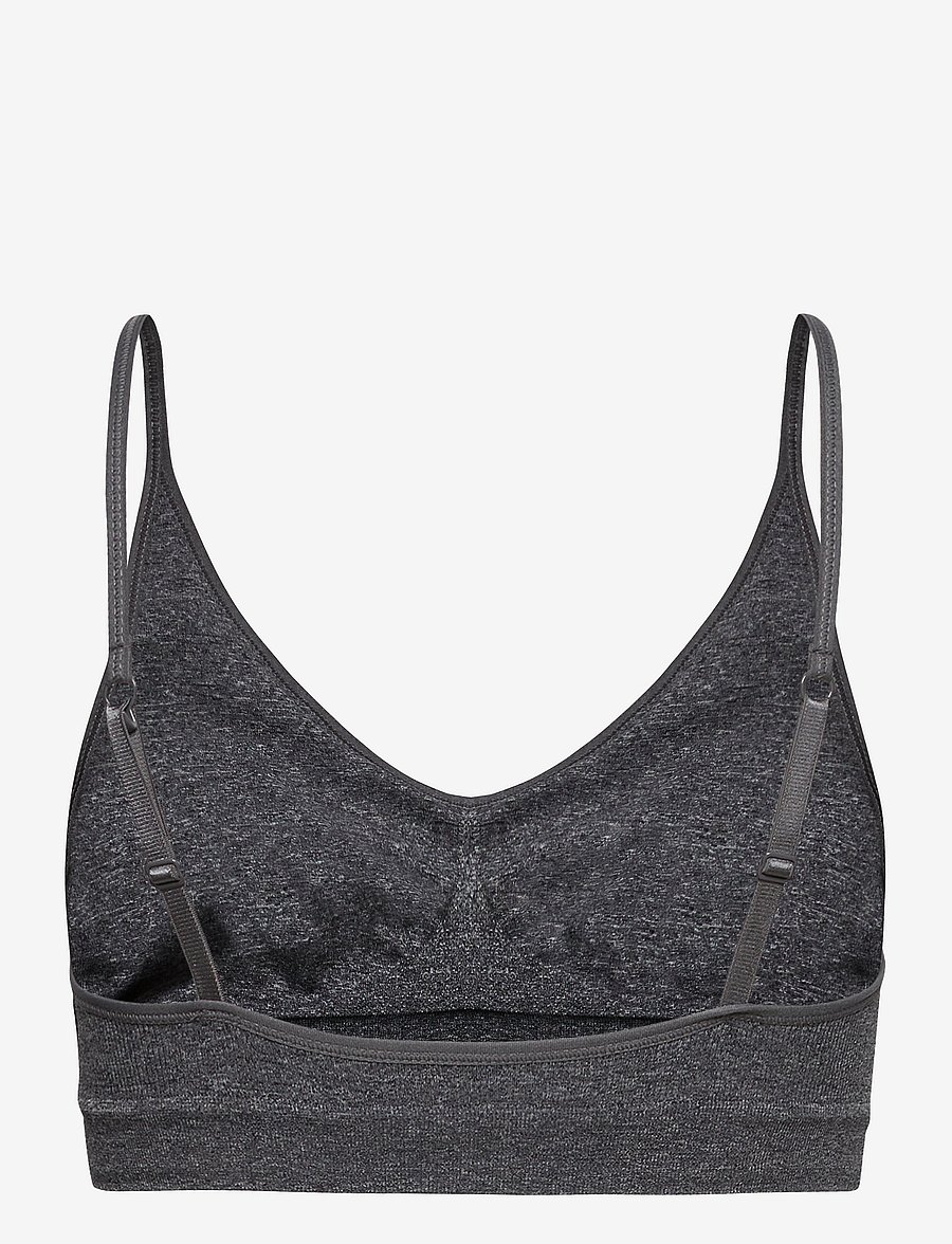 Decoy - DECOY bra top w/narrow straps - sporta krūšturi - grey - 3
