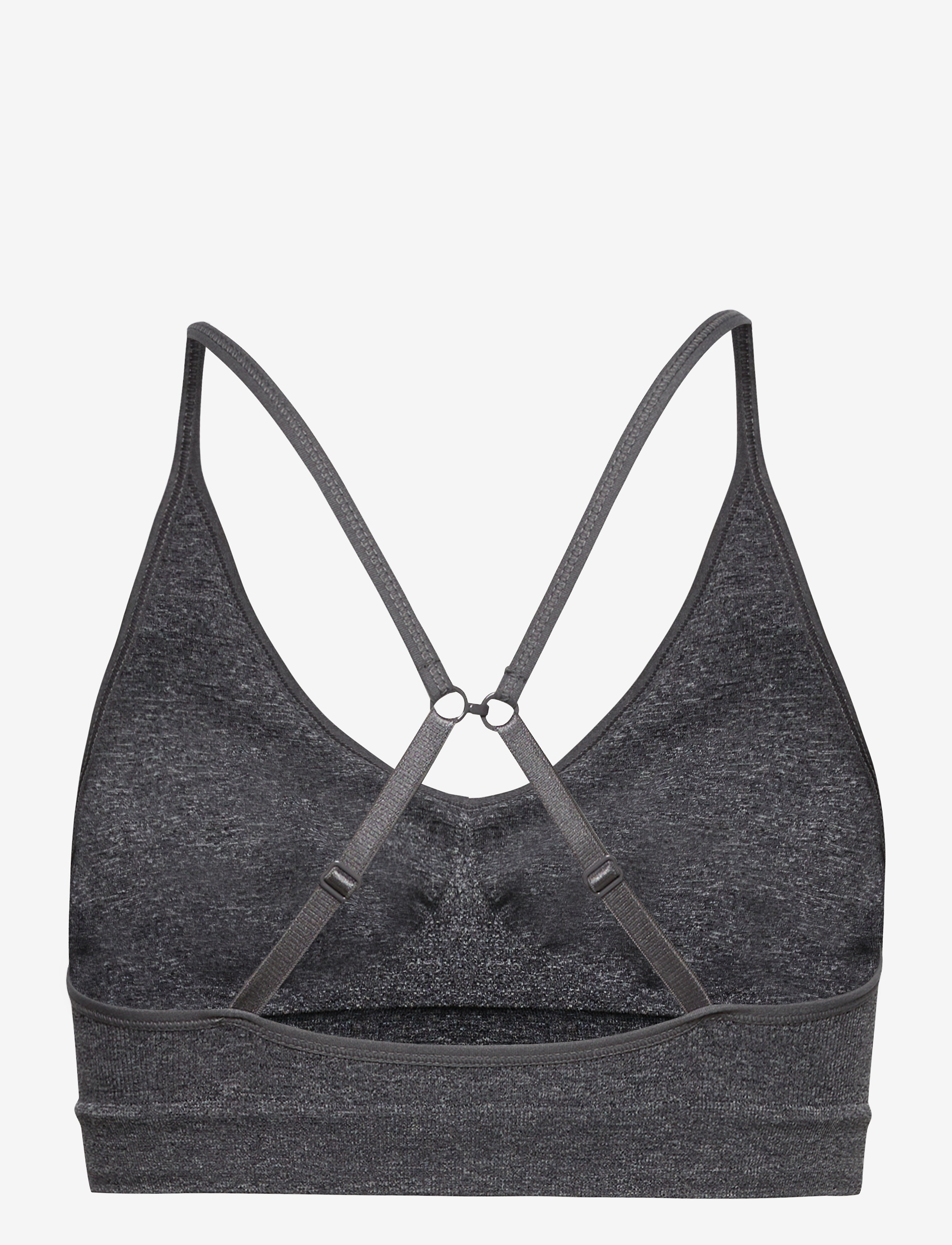 Decoy - DECOY bra top w/narrow straps - sporta krūšturi - grey - 4