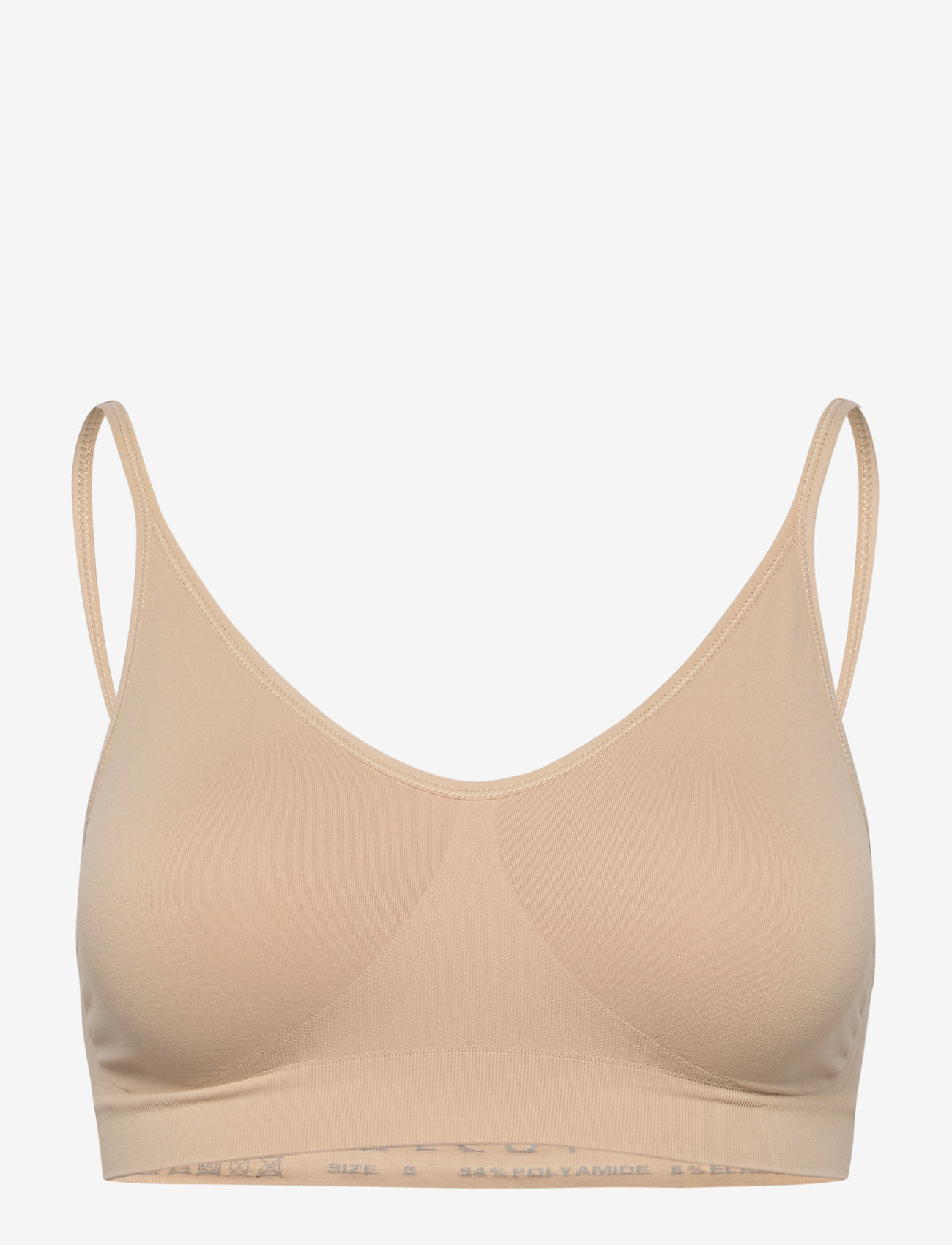 Decoy - DECOY bra top w/narrow straps - tank top-bh'er - nude - 0