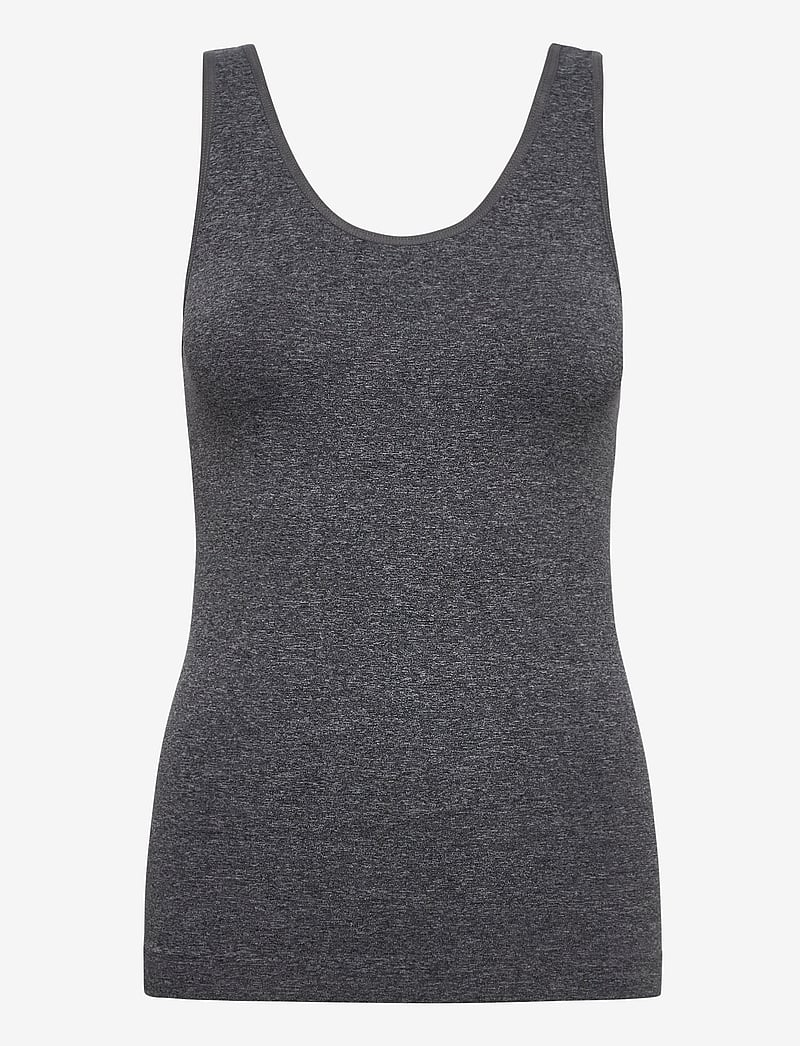 Decoy - DECOY top w/wide straps - Ärmellose tops - grey - 1