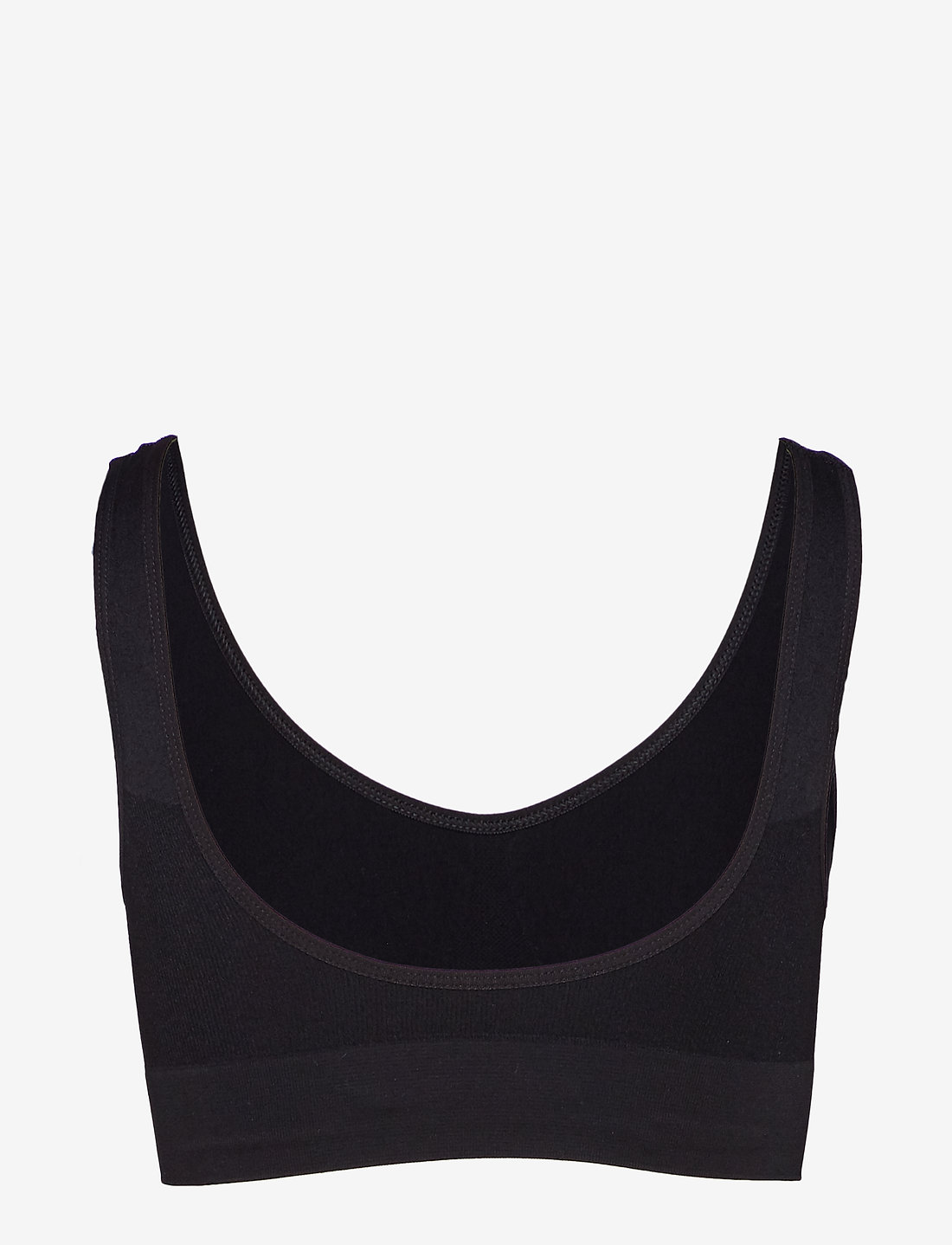 Decoy - DECOY bra top w/wide straps - liemenėlės, dėvimos po berankoviais marškinėliais - black - 2