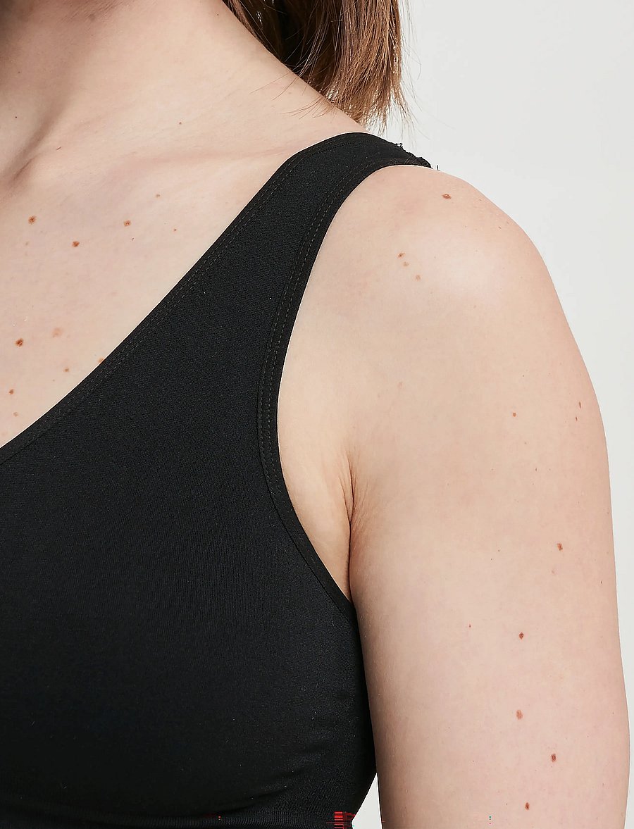 Decoy - DECOY bra top w/wide straps - tank top rinnahoidjad - black - 4