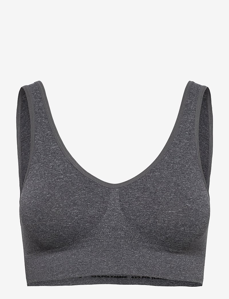 Decoy - DECOY bra top w/wide straps - bh-linnen - grey - 1