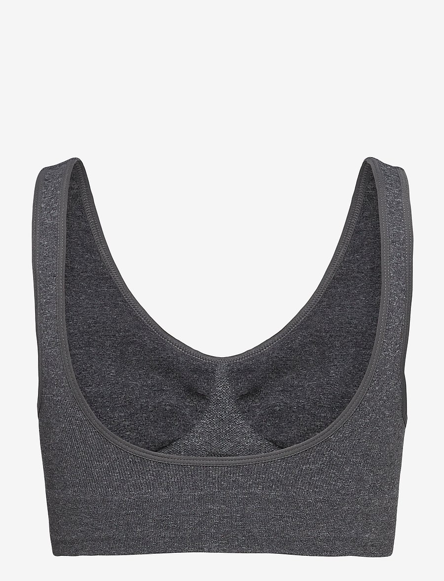 Decoy - DECOY bra top w/wide straps - tank top rinnahoidjad - grey - 2