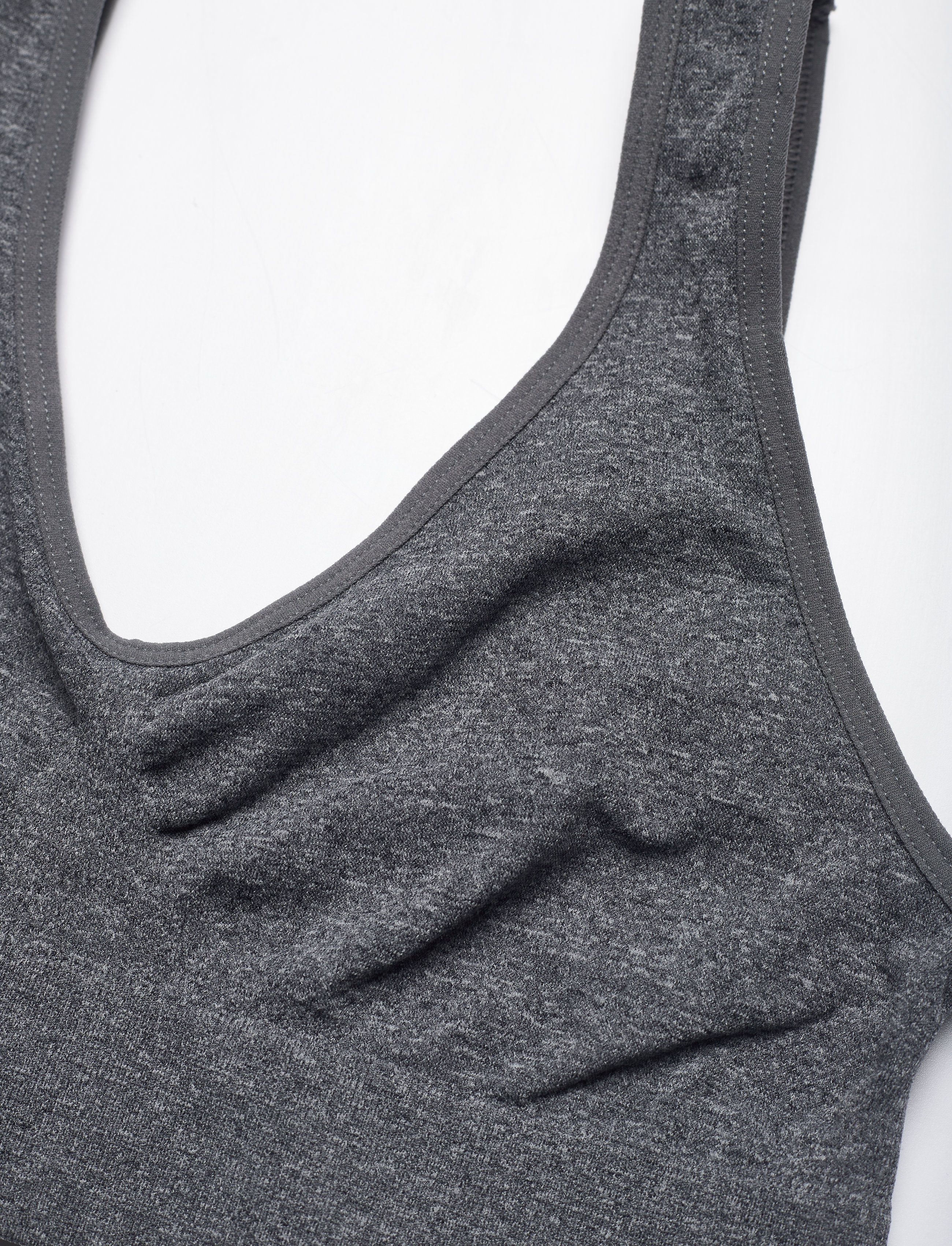 Decoy - DECOY bra top w/wide straps - tank top rinnahoidjad - grey - 5