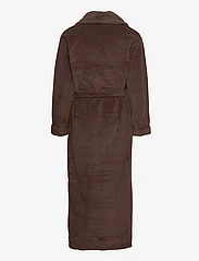 Decoy - DECOY long fleece robe - morgenkåber - brun - 1