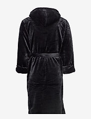 Decoy - DECOY long robe w/hood - plus size - svart - 2