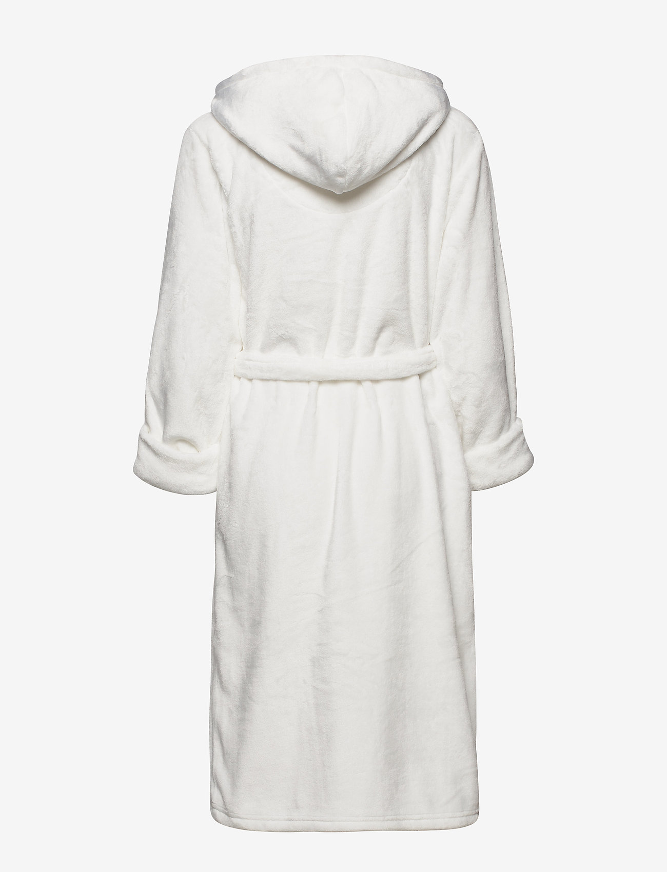 Decoy - DECOY long robe w/hood - plus size - creame - 1