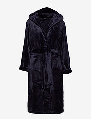 Decoy - DECOY long robe w/hood - plus size & curvy - navy - 0