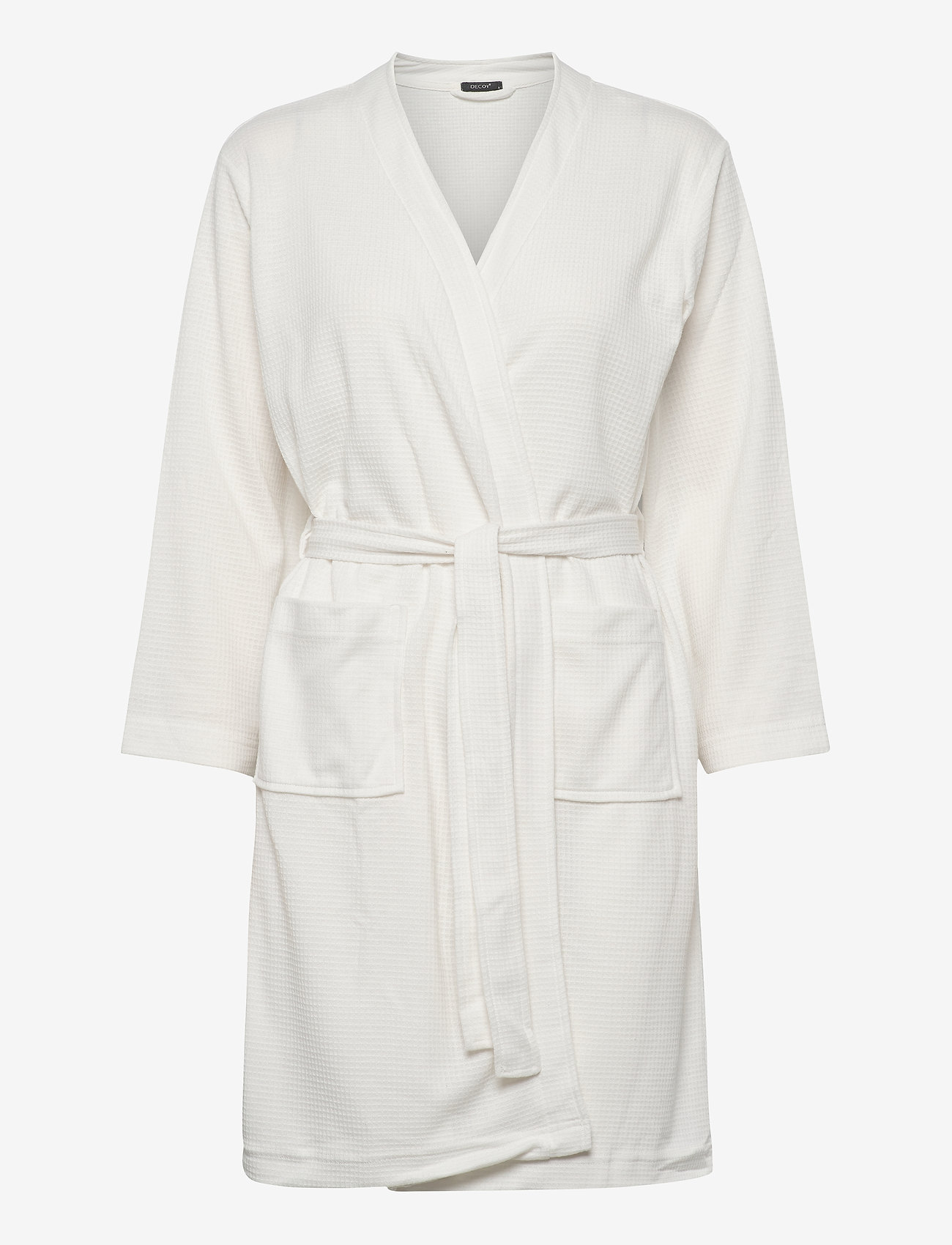 Decoy - DECOY robe waffel fabric - creame - 0
