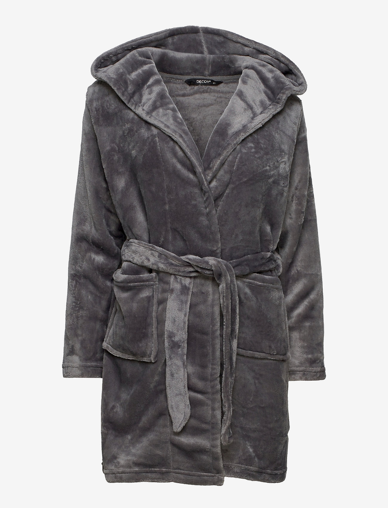 Decoy - DECOY short robe w/hood - grå - 0