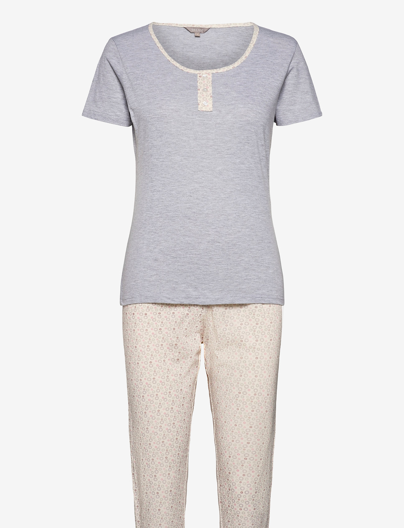 Decoy - DECOY py 3/4 pants - melange gr - 0