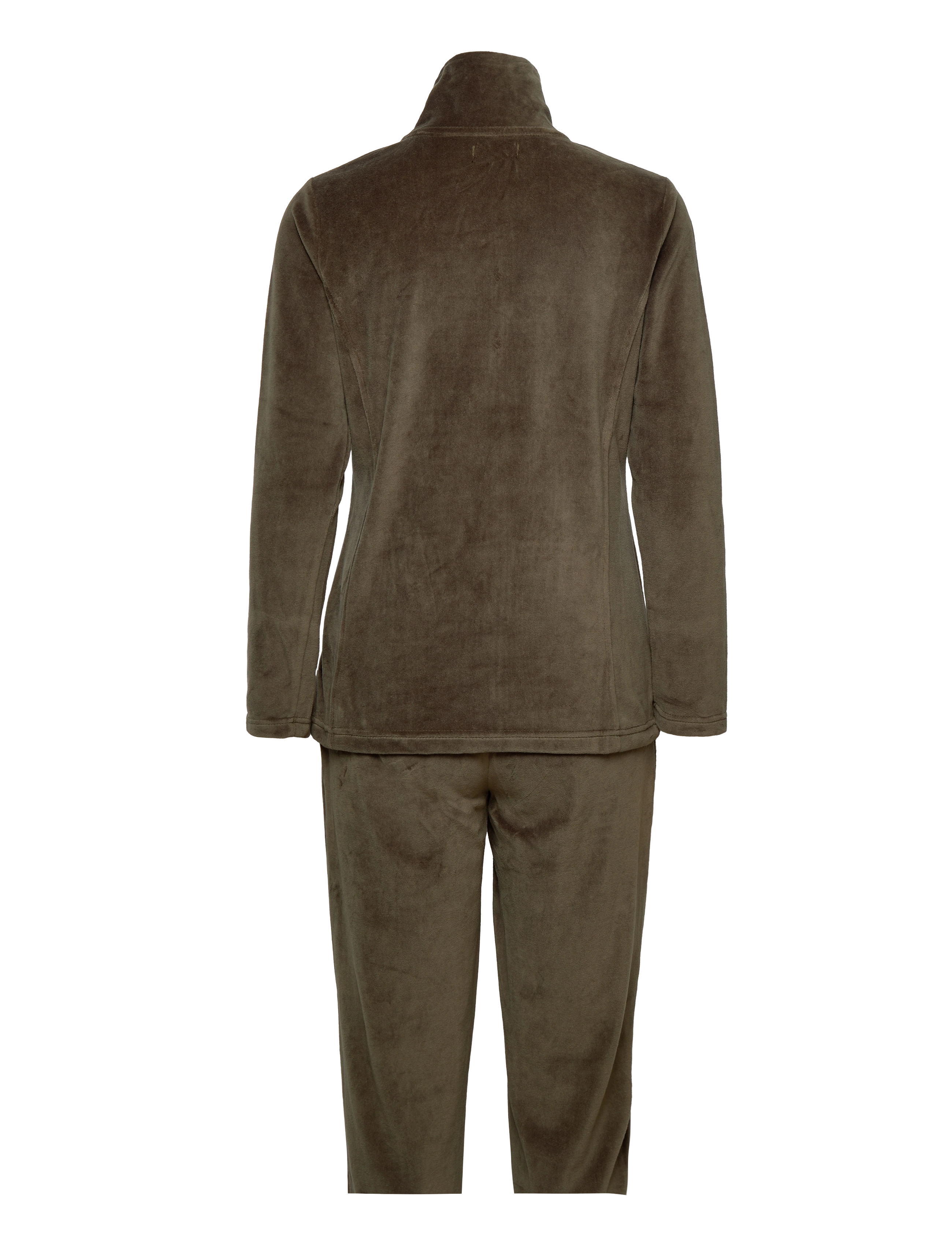 Decoy - DECOY velour homewear set - grön - 1