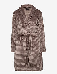 DECOY short robe w/stripes - DRIFTWOOD