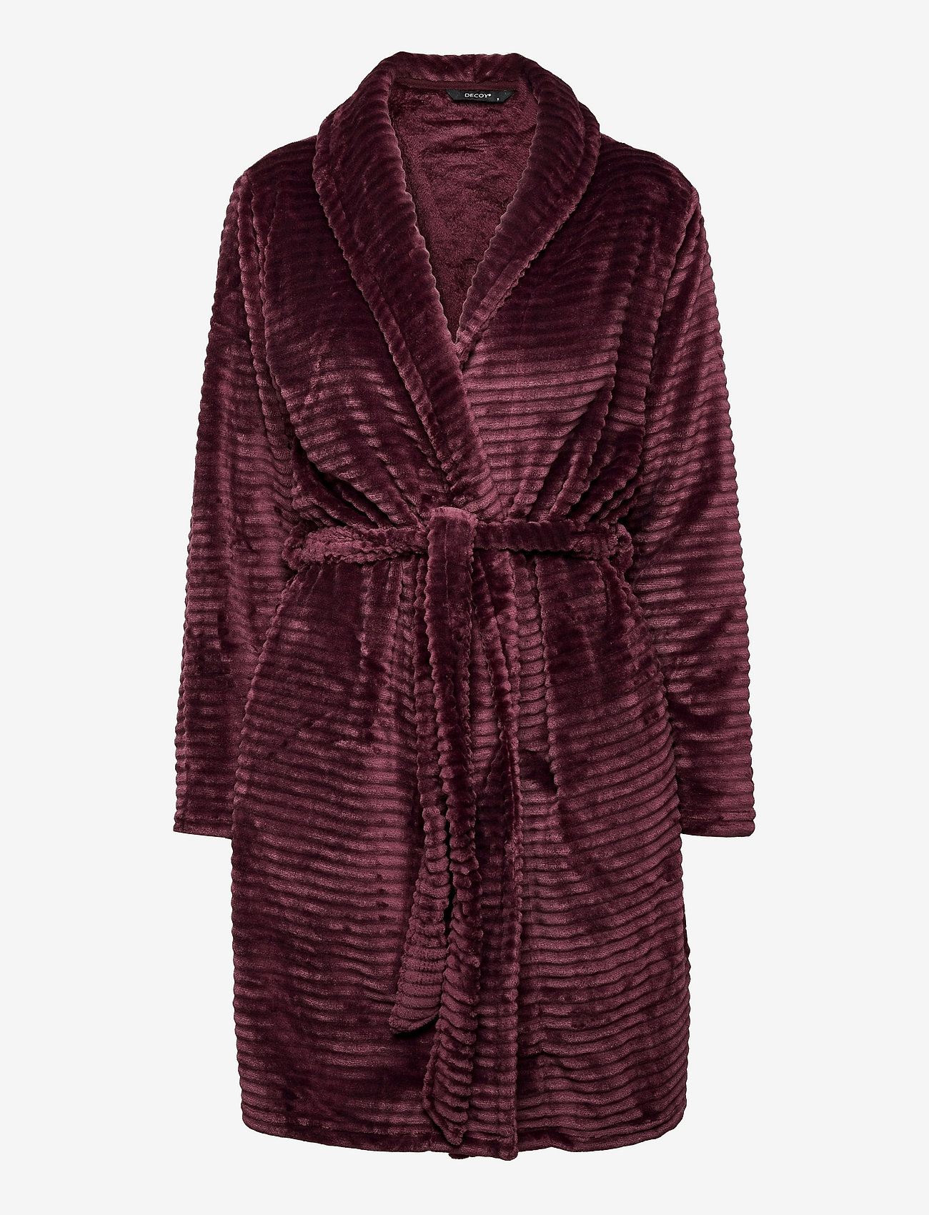 Decoy - DECOY short robe w/stripes - geburtstagsgeschenke - röd - 0