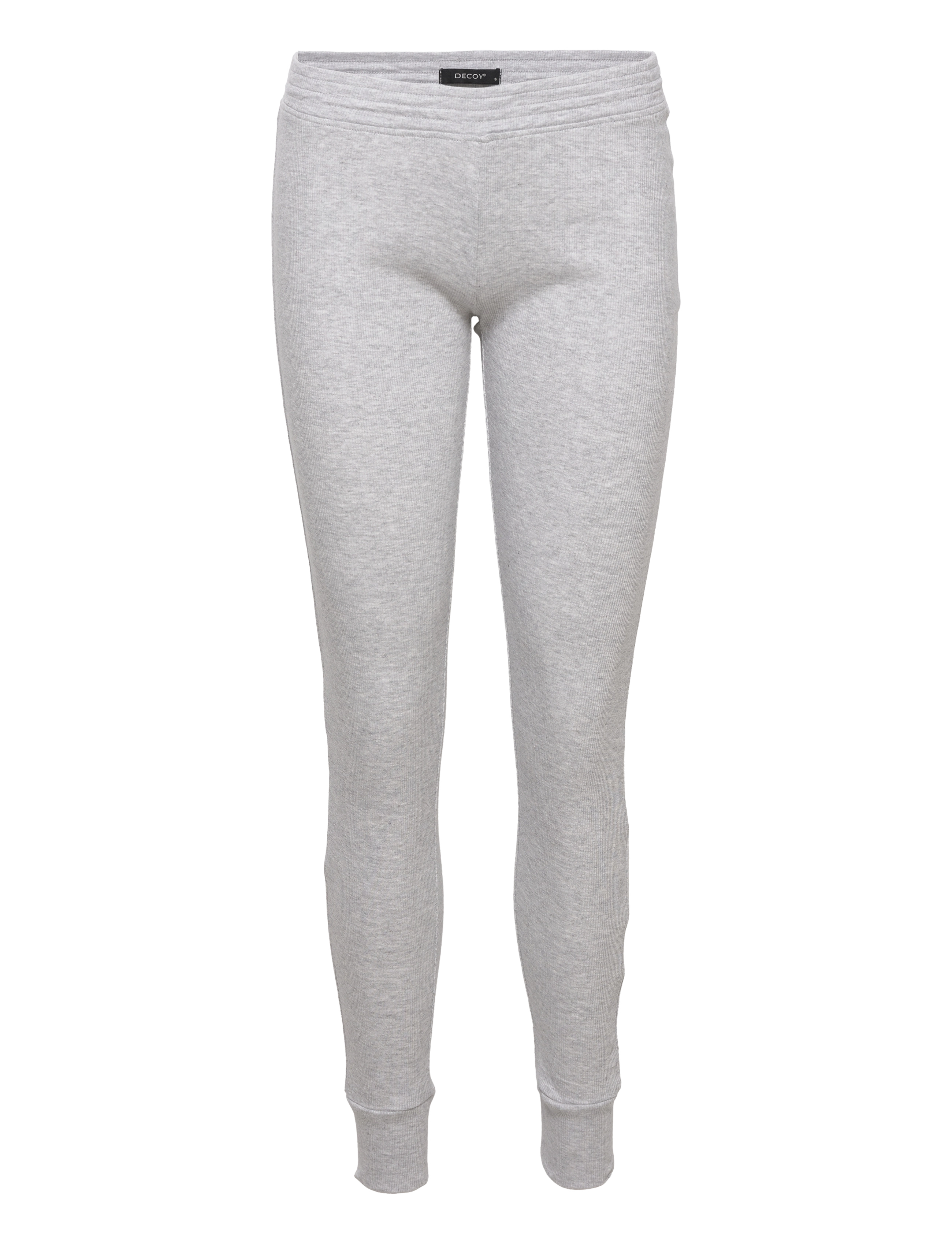 Decoy - DECOY Rib PJ set - ljusgrå me - 2