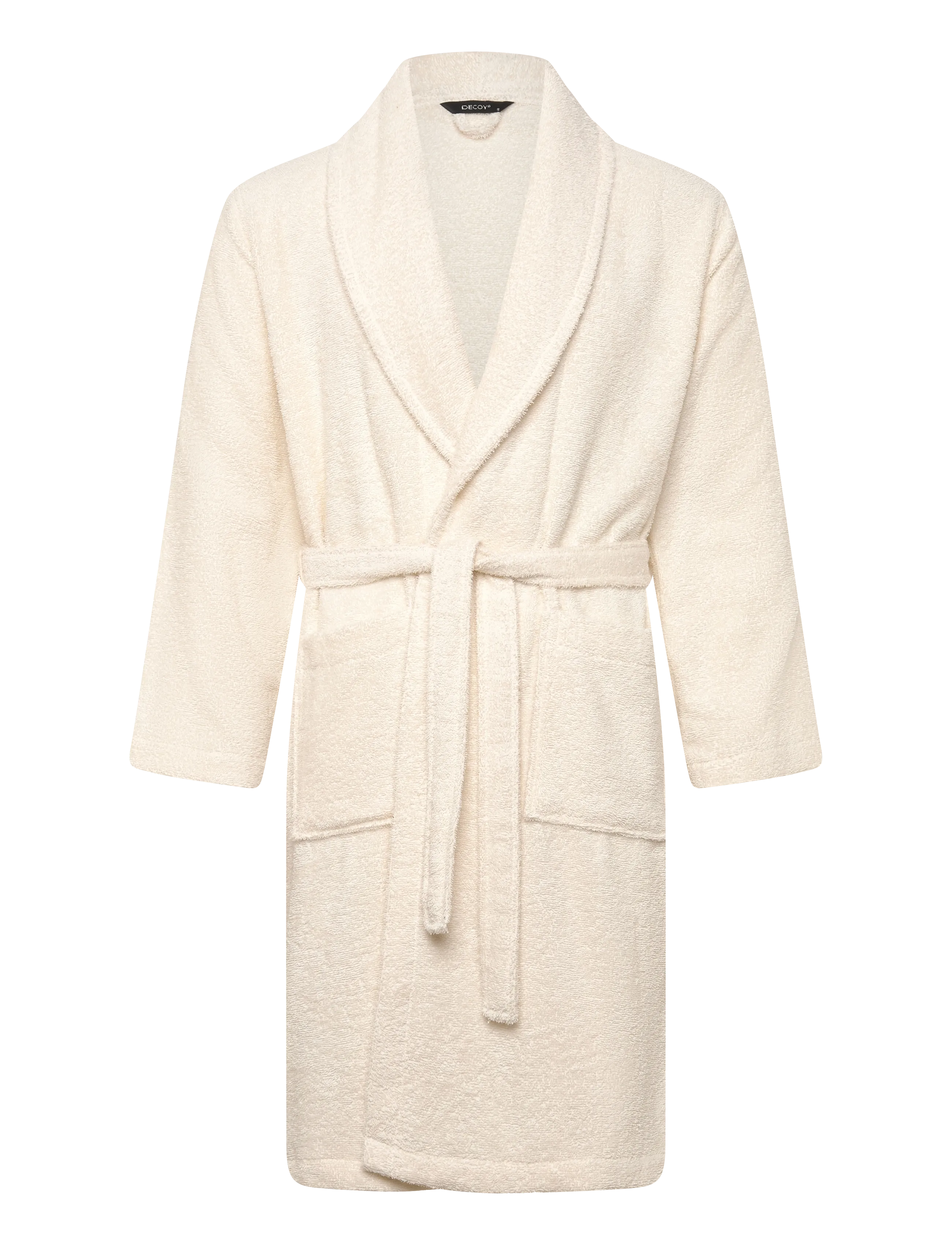 Decoy Bathrobe, Badekåbe, Cream, Str: L