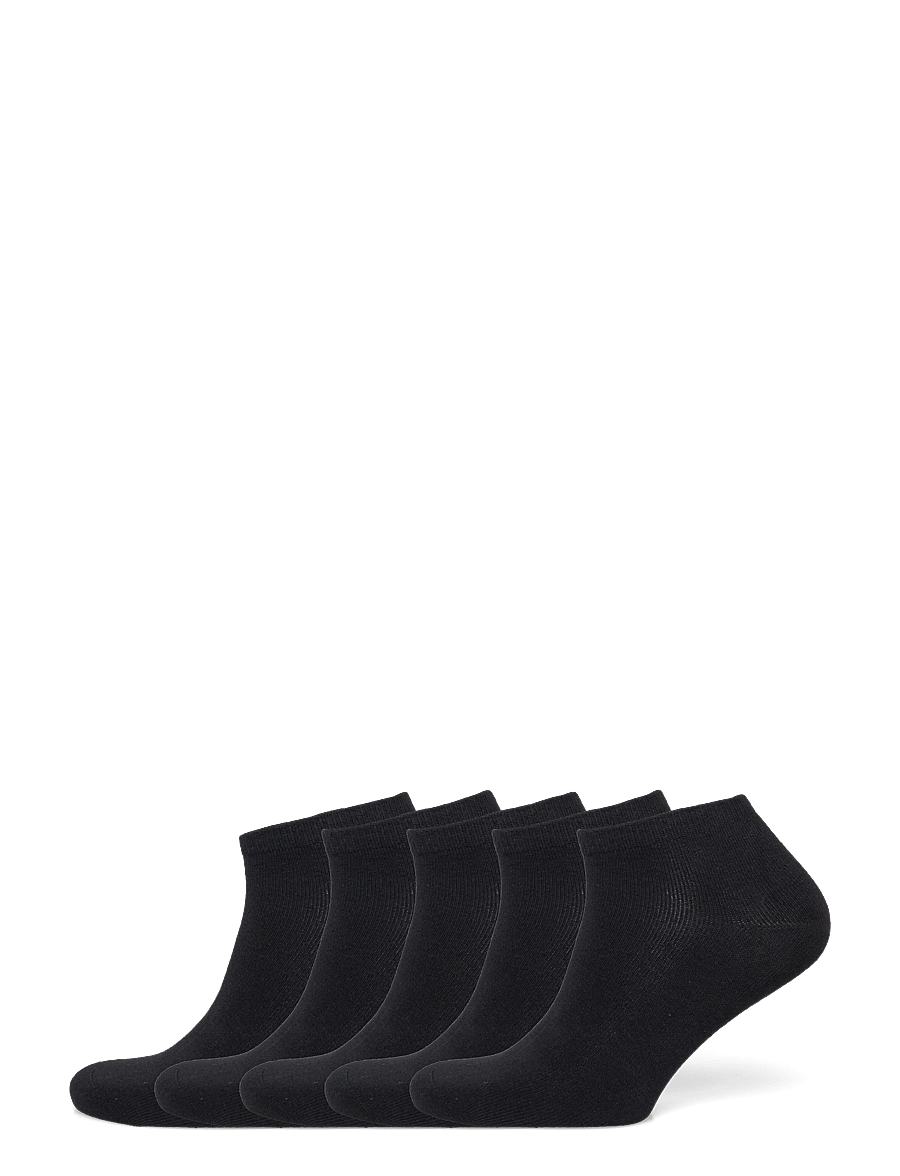 Decoy - DECOY sneaker sock 5-pk - ankelstrumpor - black - 0
