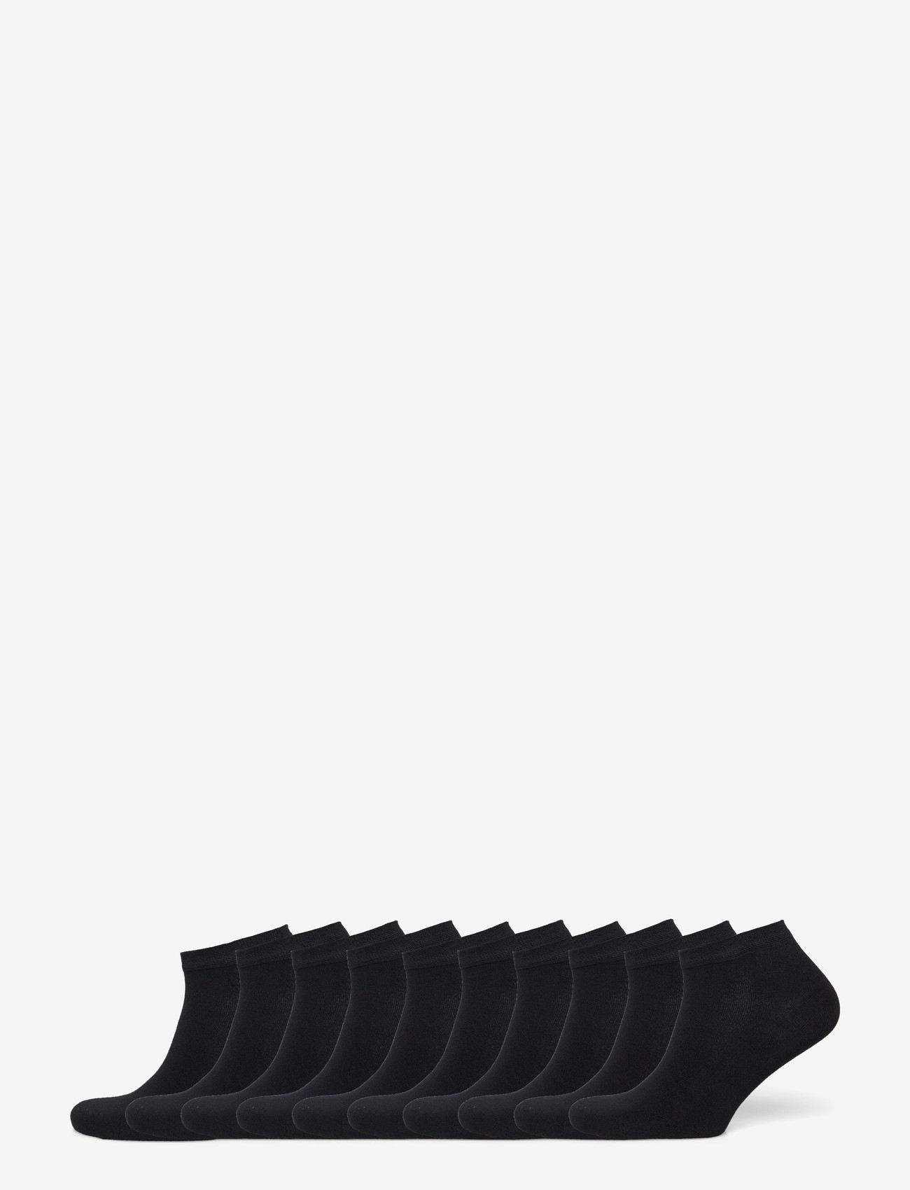 Decoy - DECOY sneaker sock 10-pack - ankelstrumpor - black - 0