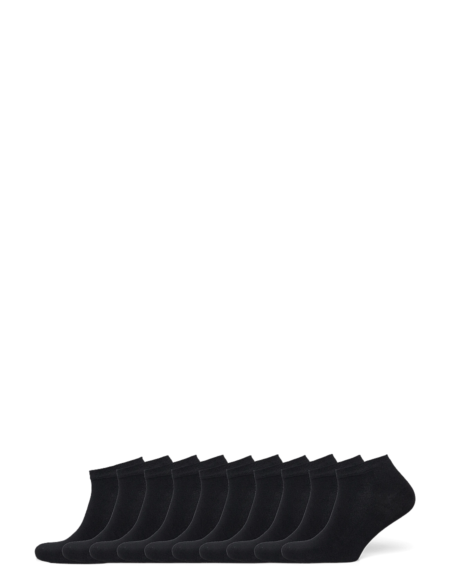 Decoy - DECOY sneaker sock 10-pack - lühikese säärega sokid - black - 0