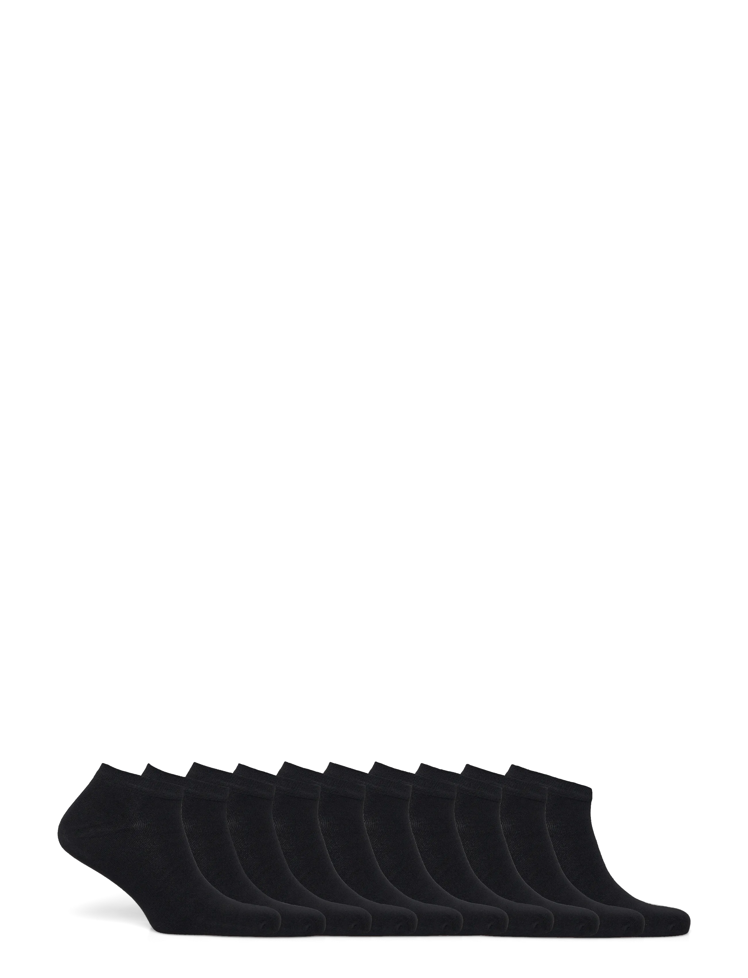 Decoy - DECOY sneaker sock 10-pack - laveste priser - black - 1