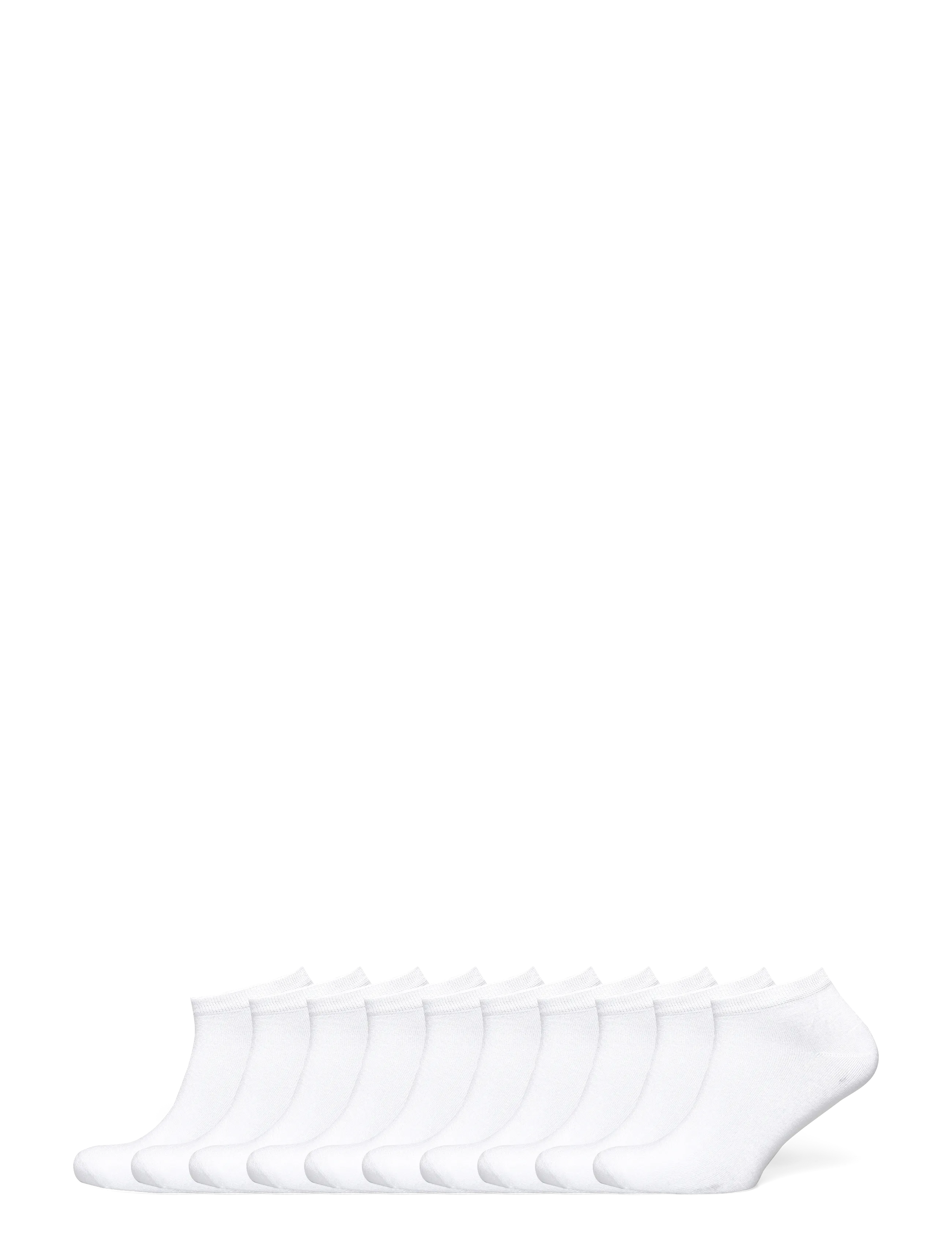 Decoy DECOY sneaker sock 10-pack - Ankelstrømper - WHITE / white
