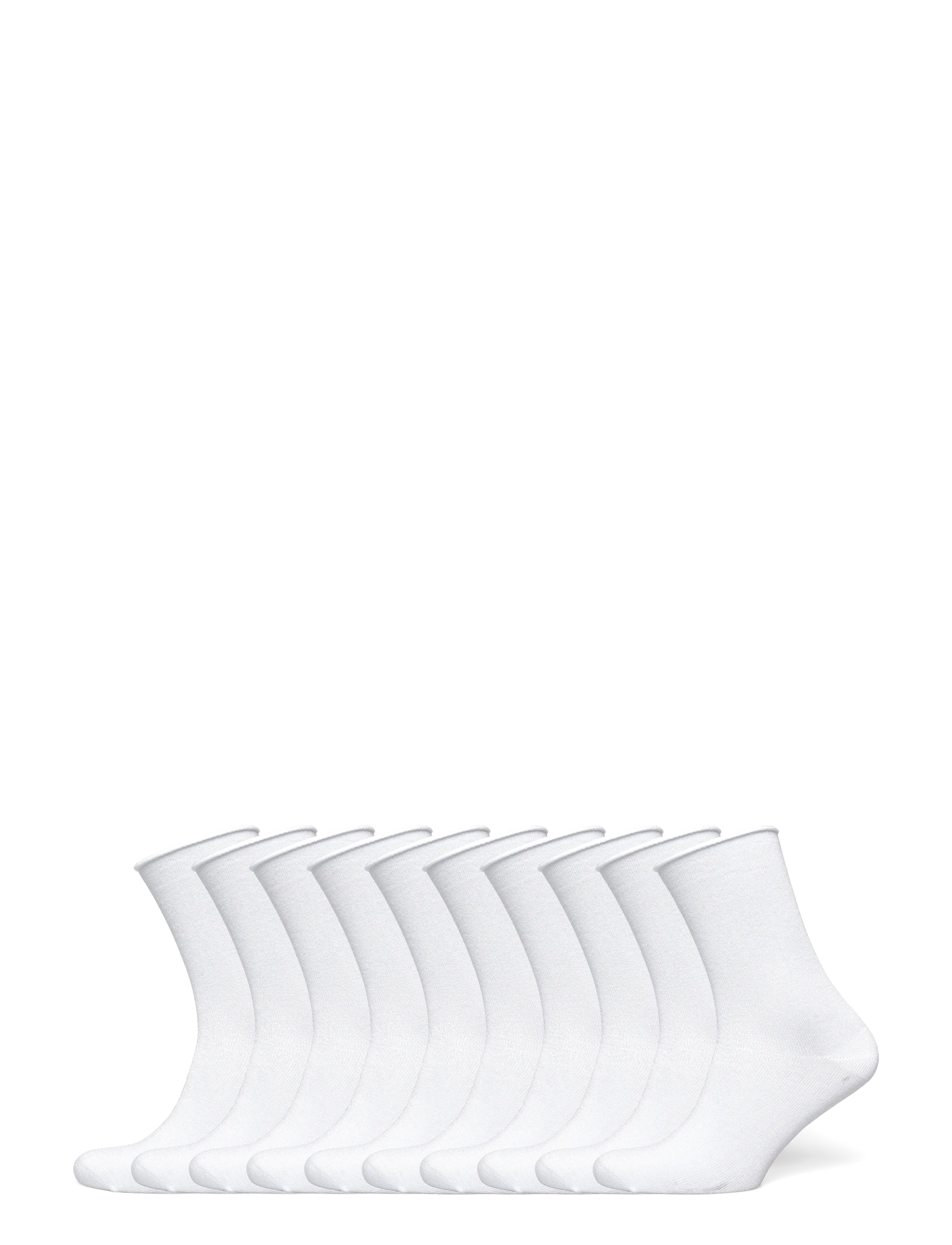 Decoy Ankle Sock 10-Pack, 37-41, Socks, Weiß - Regular Frauen